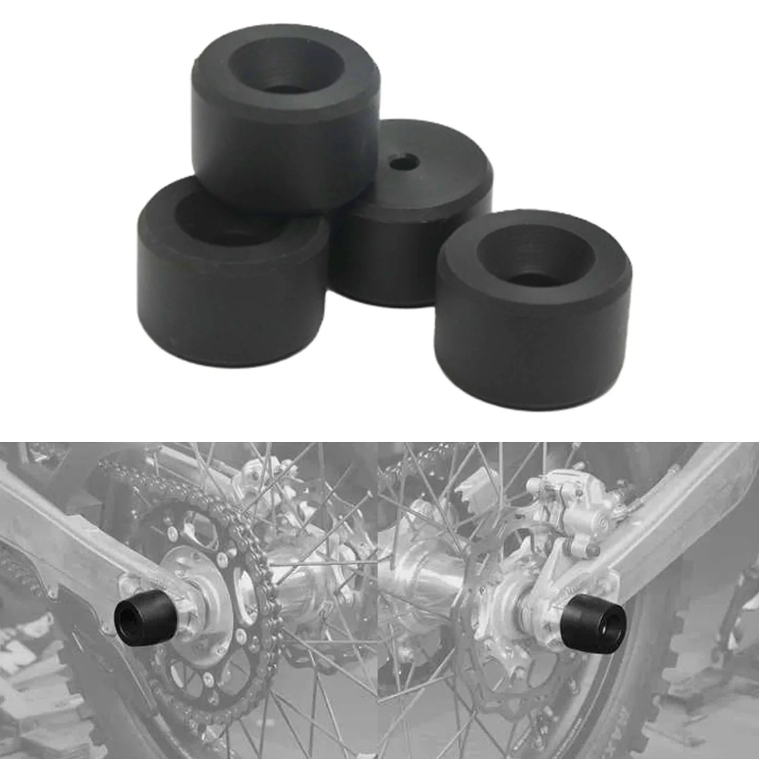 4Pc Motorcycle Front Rear Rubber Sliders Dust Cover Caps Axle Protection Parts For Yamaha Honda SSR QUAD ATV Dirt Pit Bike
4Pc Motorcycle Front Rear Rubber Sliders Dust Cover Caps Axle Protection Parts For Yamaha Honda SSR QUAD ATV Dirt Pit Bike