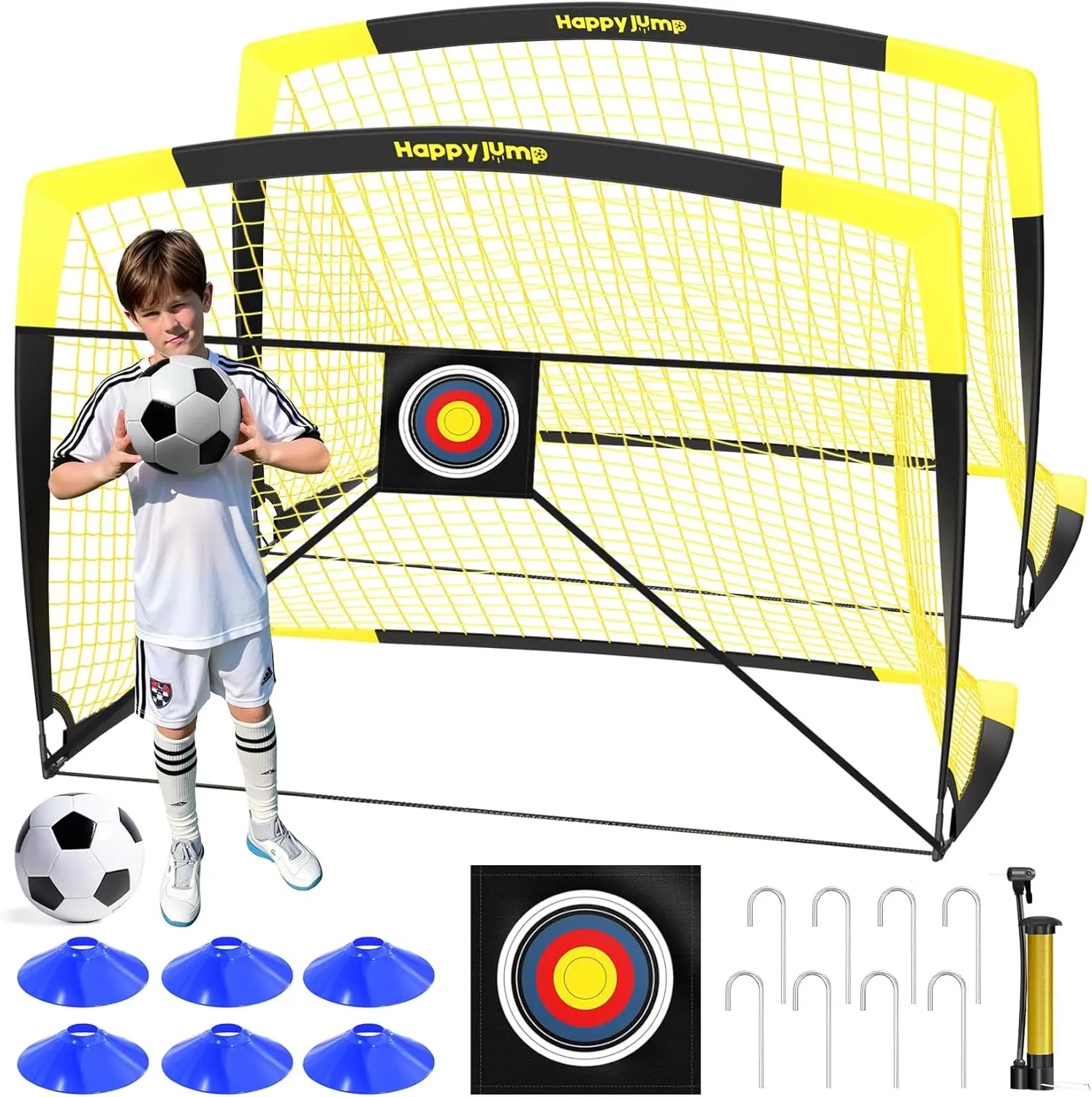 Portable Soccer Goal 7x5 FT for Youth Players Ages 6-14, Easy Setup for Backyard Training with Durable Frame
Portable Soccer Goal 7x5 FT for Youth Players Ages 6-14, Easy Setup for Backyard Training with Durable Frame