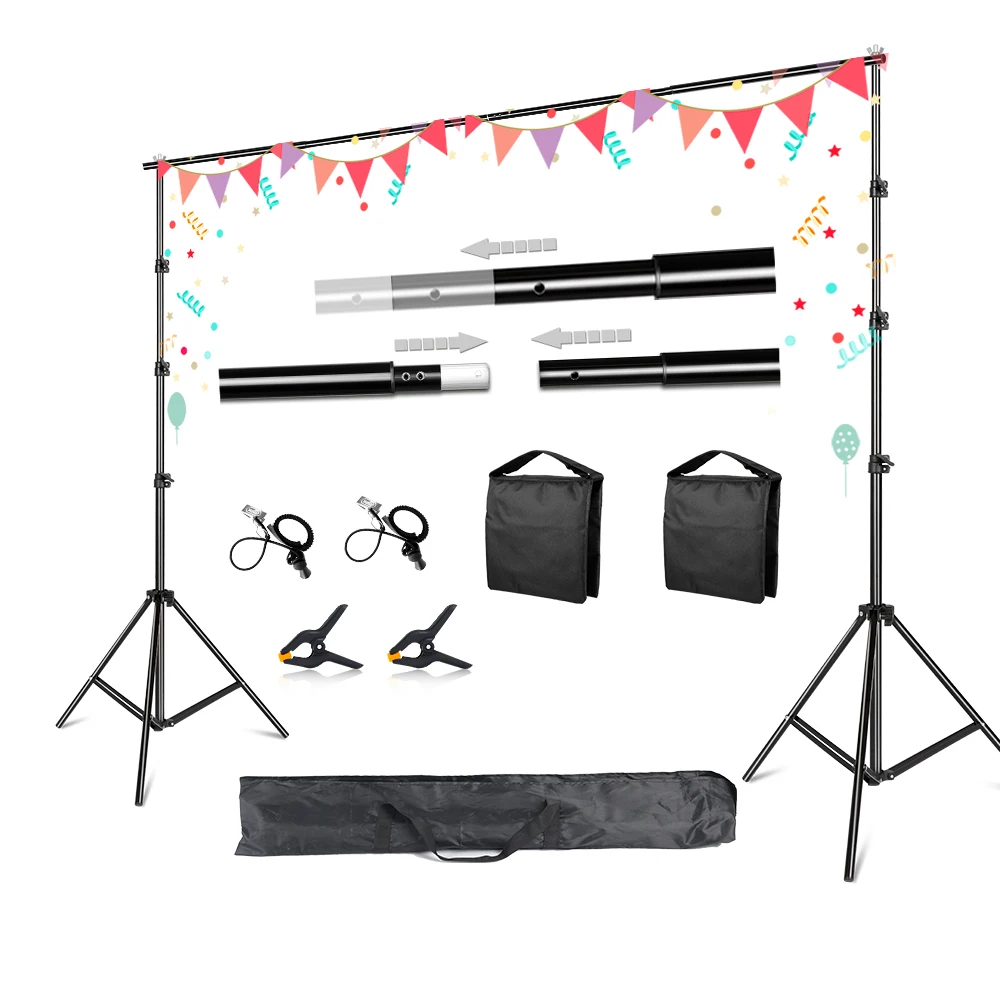 Photography Backdrop Stand For Green Screen Chromakey Backdrops Photo Studio Background Support System Adjust Width and Height
Photography Backdrop Stand For Green Screen Chromakey Backdrops Photo Studio Background Support System Adjust Width and Height