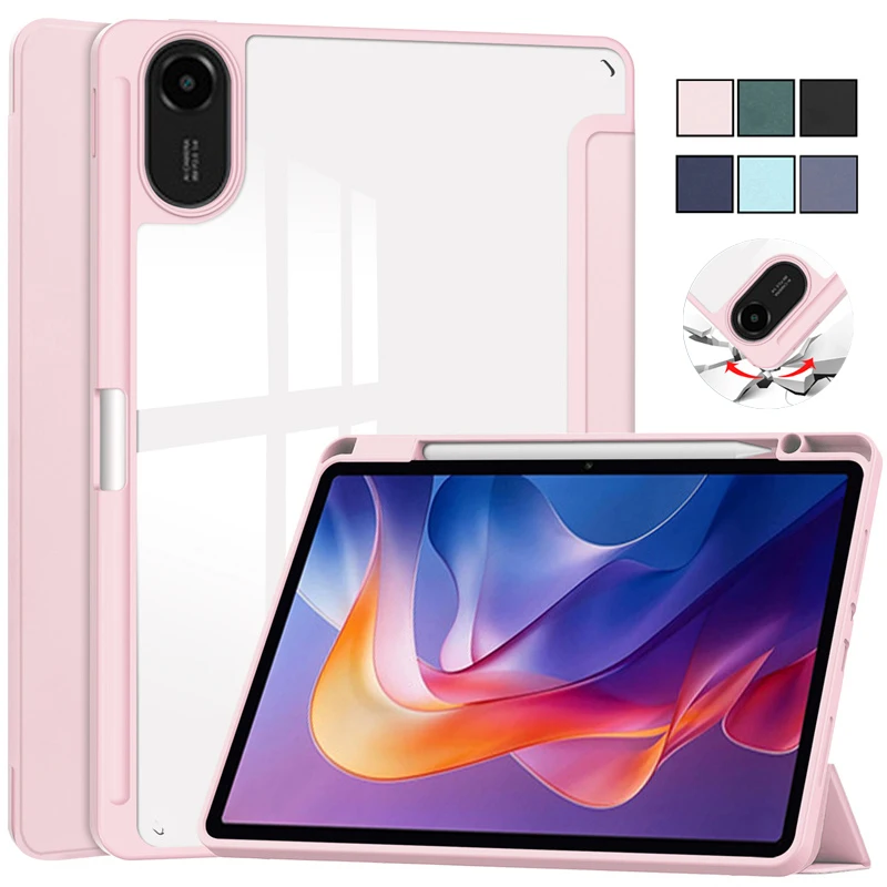 Чехол для Redmi Pad 2 2025 11 дюймов, тройной магнитный чехол из искусственной кожи, акриловый, прозрачный, жесткий, смарт-чехол для Redmi Pad 2, чехол с держателем для карандашей
Чехол для Redmi Pad 2 2025 11 дюймов, тройной магнитный чехол из искусственной кожи, акриловый, прозрачный, жесткий, смарт-чехол для Redmi Pad 2, чехол с держателем для карандашей
