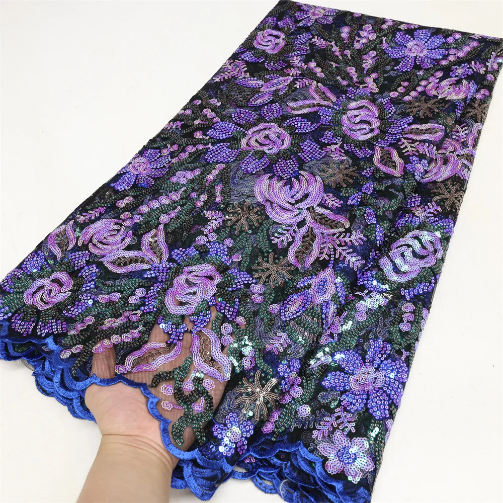 Latest Purple Printed African Lace Fabric 2023 Dubai Nigerian Mesh Luxury Sequins Tulle Lace Fabric for Prom Dress Sewing LY3052
Latest Purple Printed African Lace Fabric 2023 Dubai Nigerian Mesh Luxury Sequins Tulle Lace Fabric for Prom Dress Sewing LY3052