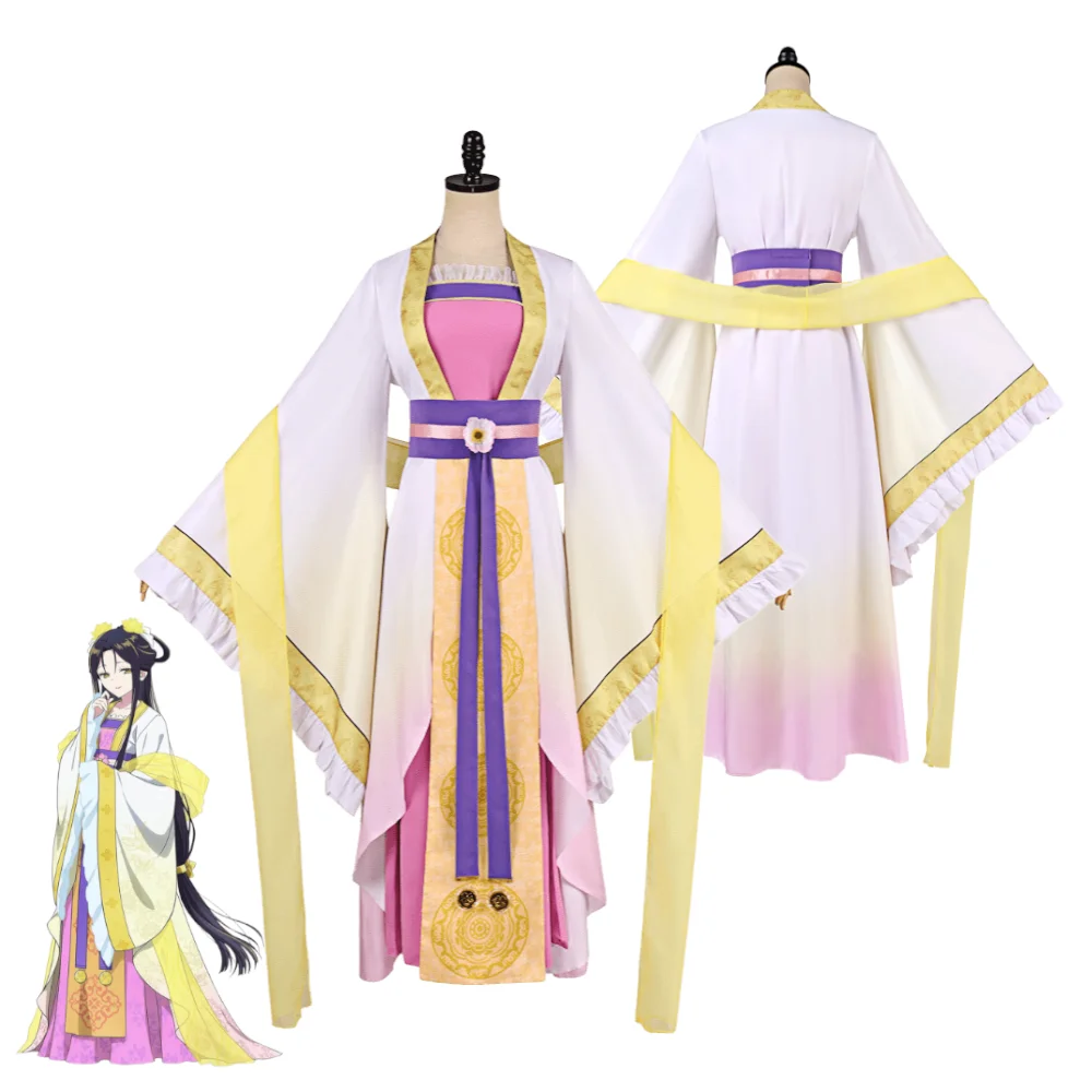 Kou Reirin Cosplay Costume Though I Am an Inept Villainess Anime Dress Women Hanfu Outfit Halloween Carnival Party Uniform
Kou Reirin Cosplay Costume Though I Am an Inept Villainess Anime Dress Women Hanfu Outfit Halloween Carnival Party Uniform