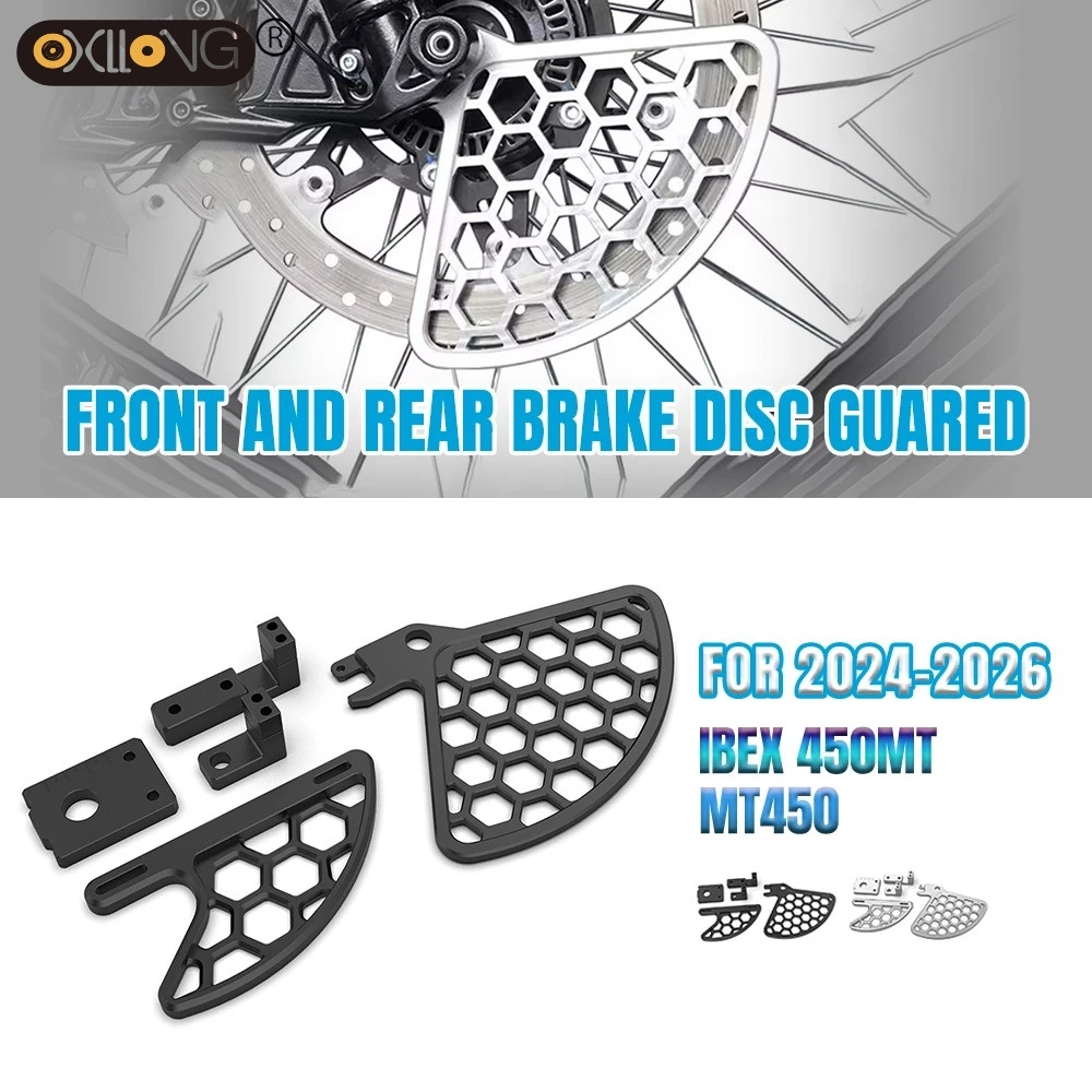450MT Motorcycle Front and Rear Brake Disc Guared Potector Protection Set FOR CFMOTO CF MOTO 450MT 450 MT 2024 2025 2026
450MT Motorcycle Front and Rear Brake Disc Guared Potector Protection Set FOR CFMOTO CF MOTO 450MT 450 MT 2024 2025 2026