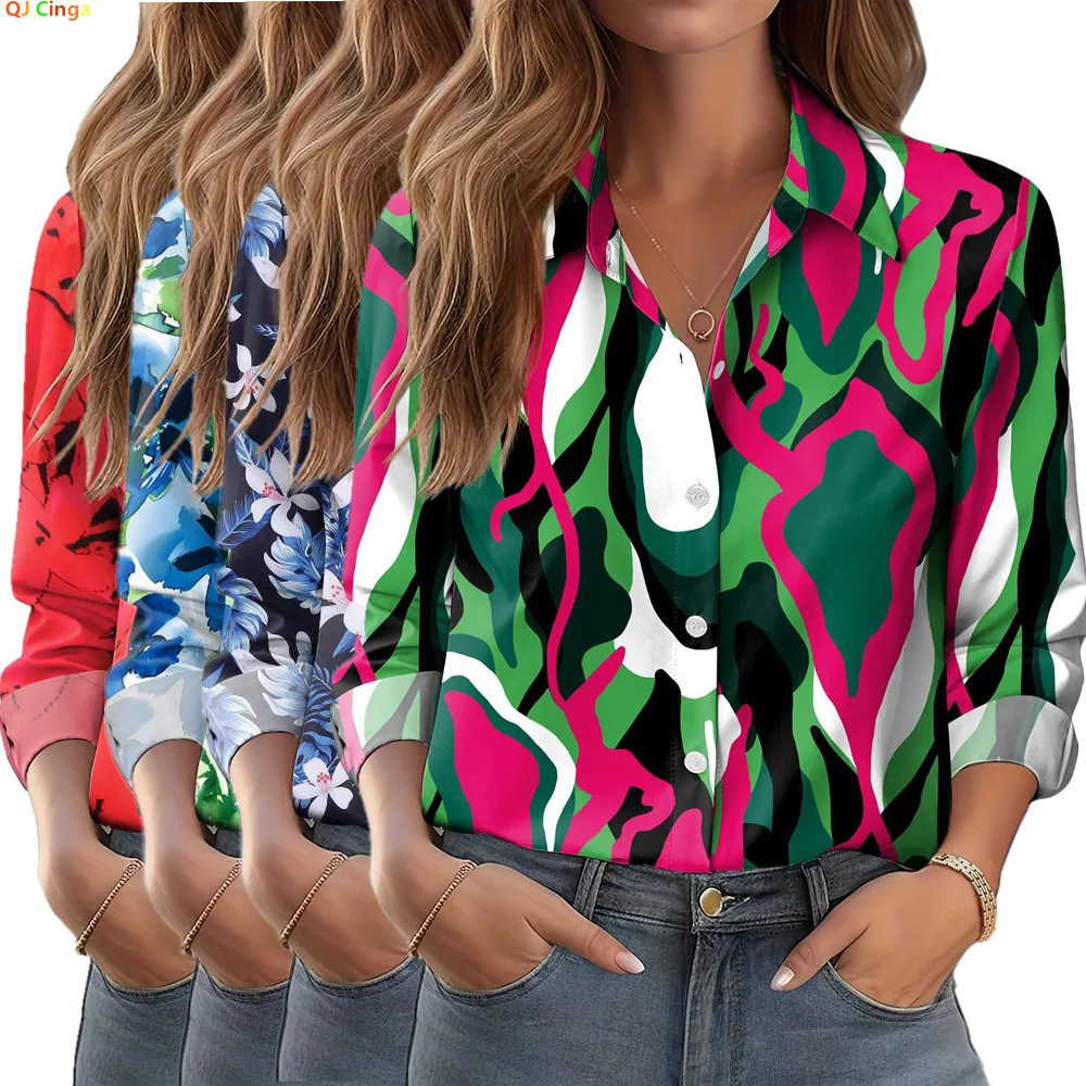 Весенняя женская красная рубашка с длинным рукавом и принтом, синие однобортные рубашки с воротником и длинным рукавом, новая коллекция 2026 года.
Весенняя женская красная рубашка с длинным рукавом и принтом, синие однобортные рубашки с воротником и длинным рукавом, новая коллекция 2026 года.