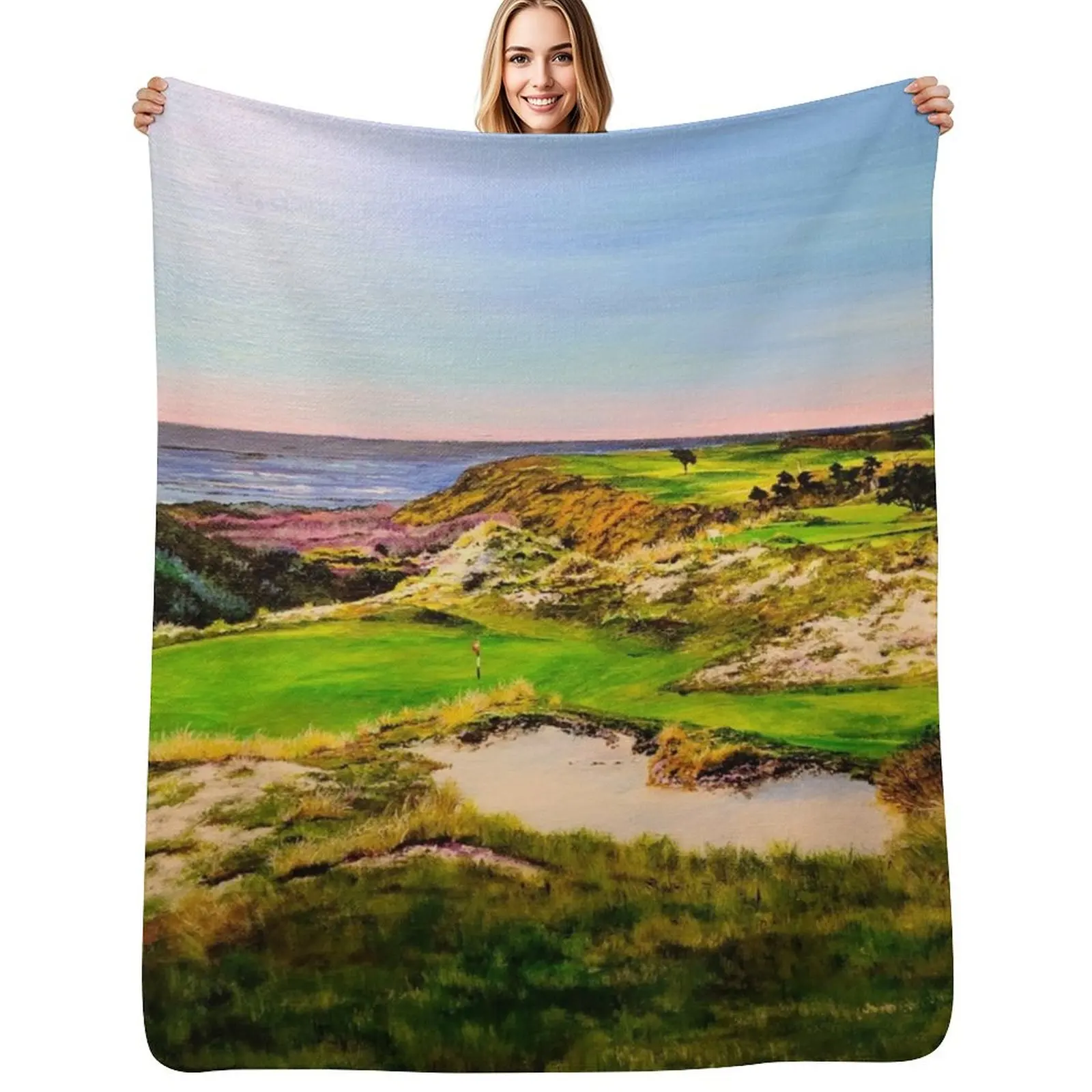 Bandon Dunes Throw Blanket Warm Plush Fuzzy Blanket for Living Room
Bandon Dunes Throw Blanket Warm Plush Fuzzy Blanket for Living Room