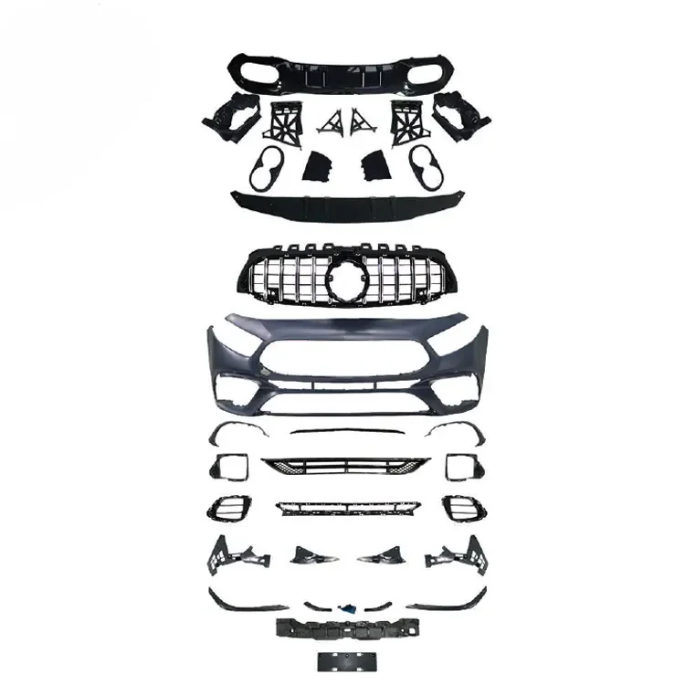 High quality A45 body kit for 2019-2021 W177 modified to A45 AMG front bumper with grille
High quality A45 body kit for 2019-2021 W177 modified to A45 AMG front bumper with grille