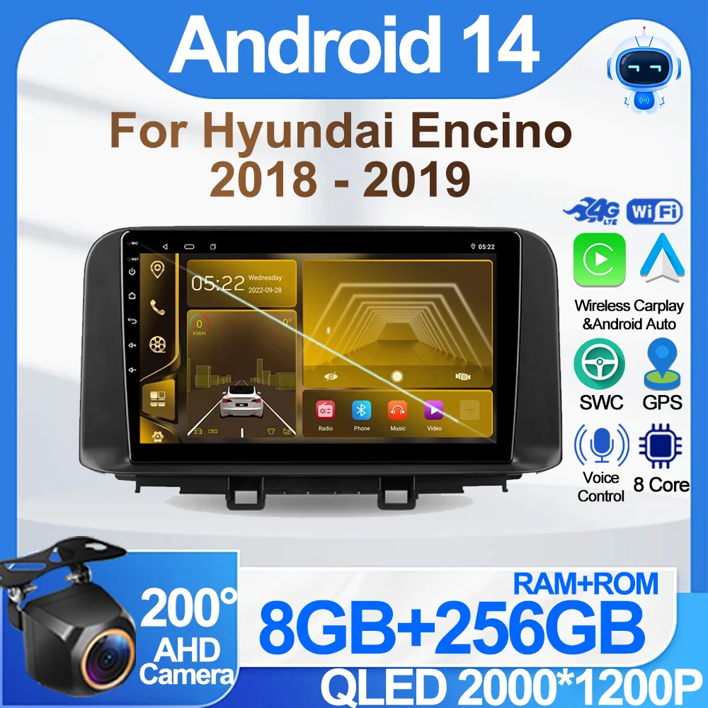 Радио Android для Hyundai Encino 2018-2019 Мультимедийный плеер Стерео головное устройство GPS-навигация Высокопроизводительный процессор Wi-Fi DSP 5G
Радио Android для Hyundai Encino 2018-2019 Мультимедийный плеер Стерео головное устройство GPS-навигация Высокопроизводительный процессор Wi-Fi DSP 5G