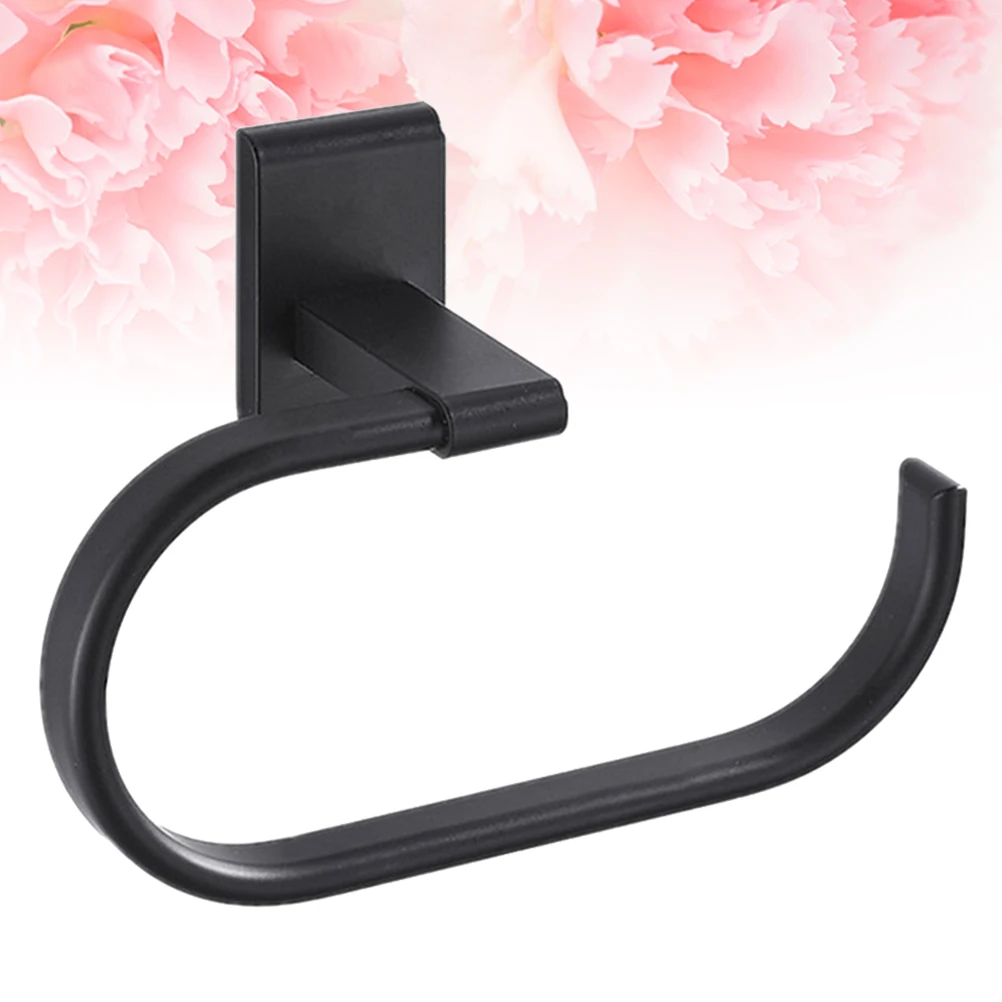 1 pc Black Bathroom Accessory Punch Free Towel Rack Holder Durable Design Fits Decor Easy Installation Aluminum Alloy Material
1 pc Black Bathroom Accessory Punch Free Towel Rack Holder Durable Design Fits Decor Easy Installation Aluminum Alloy Material