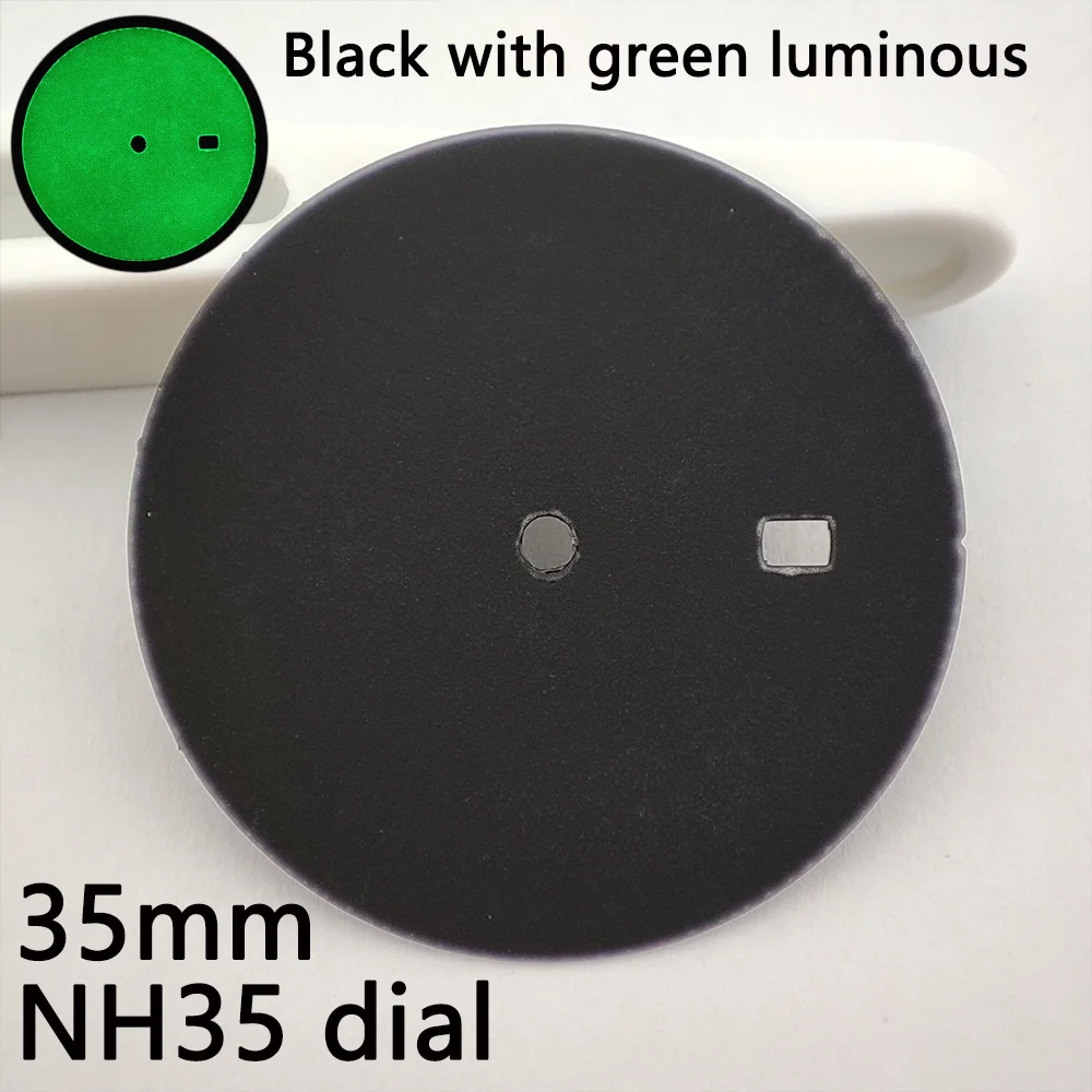 35mm dial NH35 dial All C3 luminous dial Black Watch accessories men's watch dial fit NH34 NH35 movement custom logo dial
35mm dial NH35 dial All C3 luminous dial Black Watch accessories men's watch dial fit NH34 NH35 movement custom logo dial