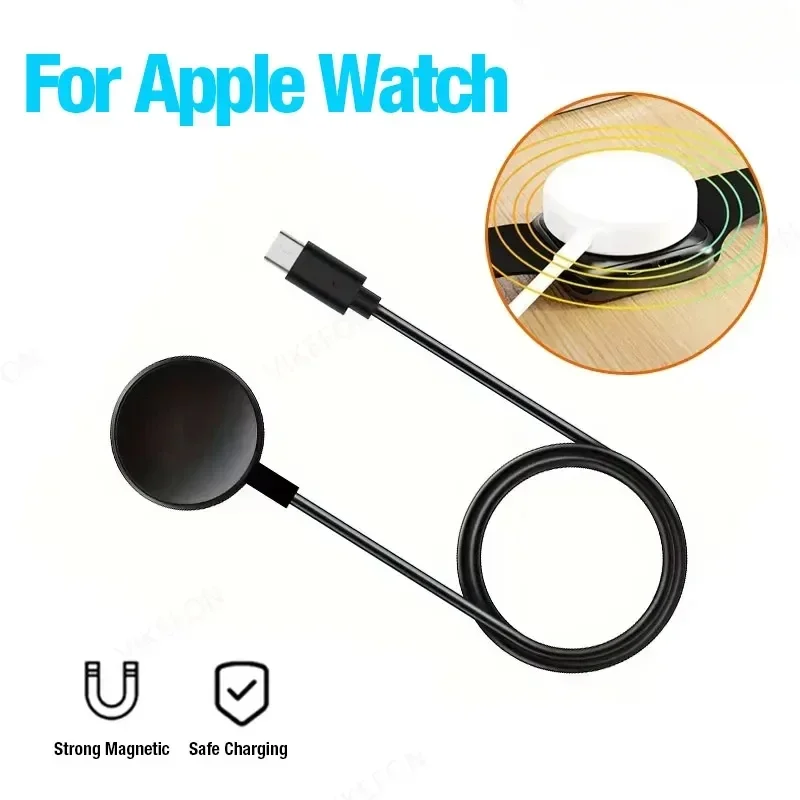 Smart Watch Wireless Charger Dock For Apple Watch iWatch Series 6/7/8/S10/S9 Ultra 5/4/3/2 SE Type C USB Cable Fast Charging
Smart Watch Wireless Charger Dock For Apple Watch iWatch Series 6/7/8/S10/S9 Ultra 5/4/3/2 SE Type C USB Cable Fast Charging