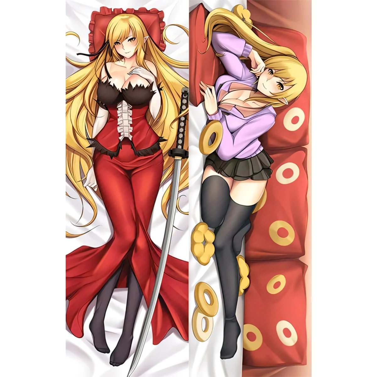 Oshino Shinobu Large Dakimakura Cover Anime Vampire Girl Long Life Size Body Pillow Case Customized Printed Gift
Oshino Shinobu Large Dakimakura Cover Anime Vampire Girl Long Life Size Body Pillow Case Customized Printed Gift