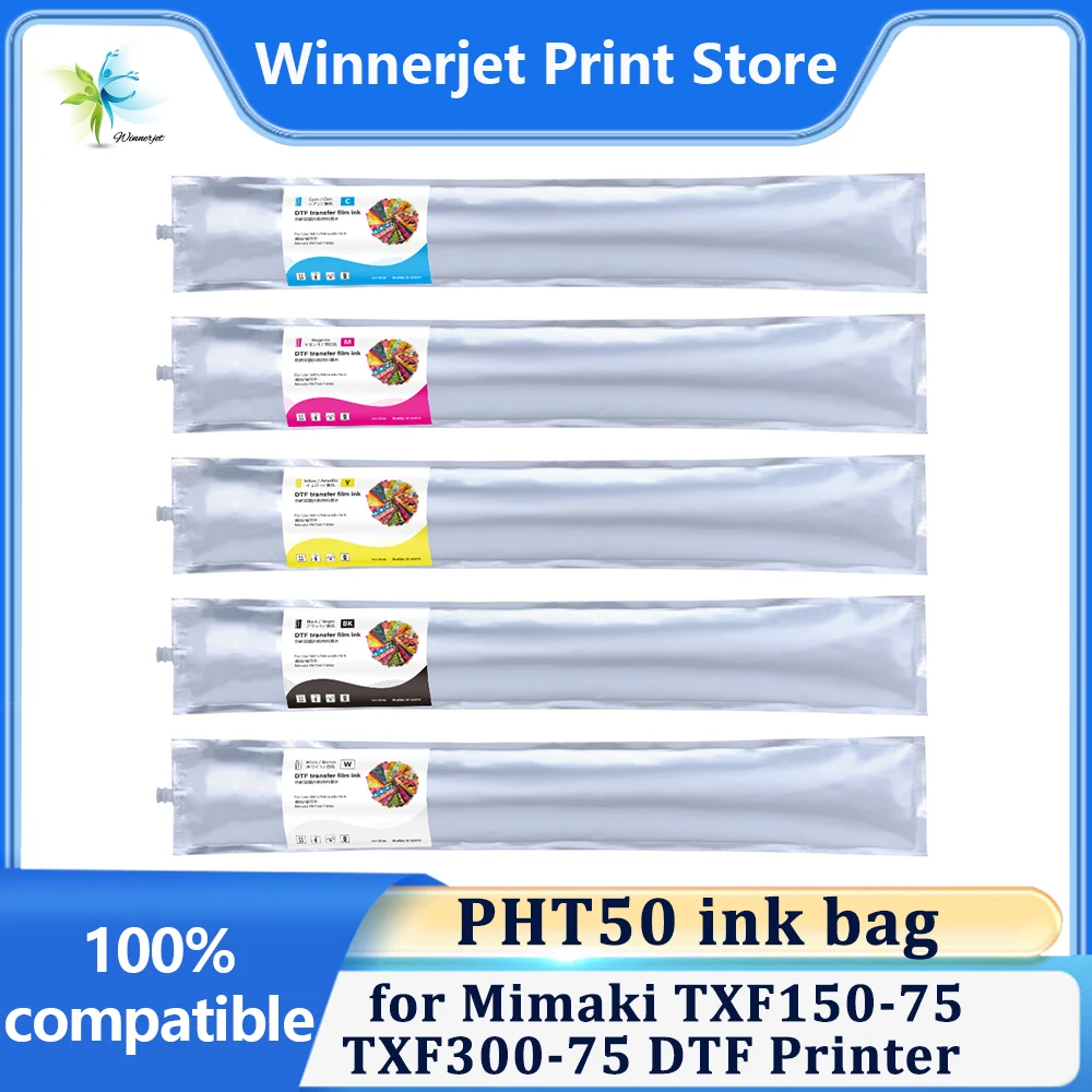 500ml/600ml PHT50 DTF Ink With One Time Chip for Mimaki TXF150-75 TXF300-75 TXF150-75 TXF300-75 DTF Printer
500ml/600ml PHT50 DTF Ink With One Time Chip for Mimaki TXF150-75 TXF300-75 TXF150-75 TXF300-75 DTF Printer