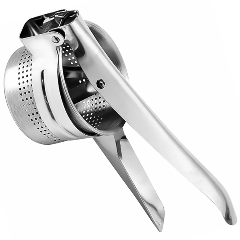 1pc Stainless Steel Ricer Manual Vegetable Masher Kitchen Gadget Food Pressing Tool For Potato Pumpkin Carrot Mashing
1pc Stainless Steel Ricer Manual Vegetable Masher Kitchen Gadget Food Pressing Tool For Potato Pumpkin Carrot Mashing