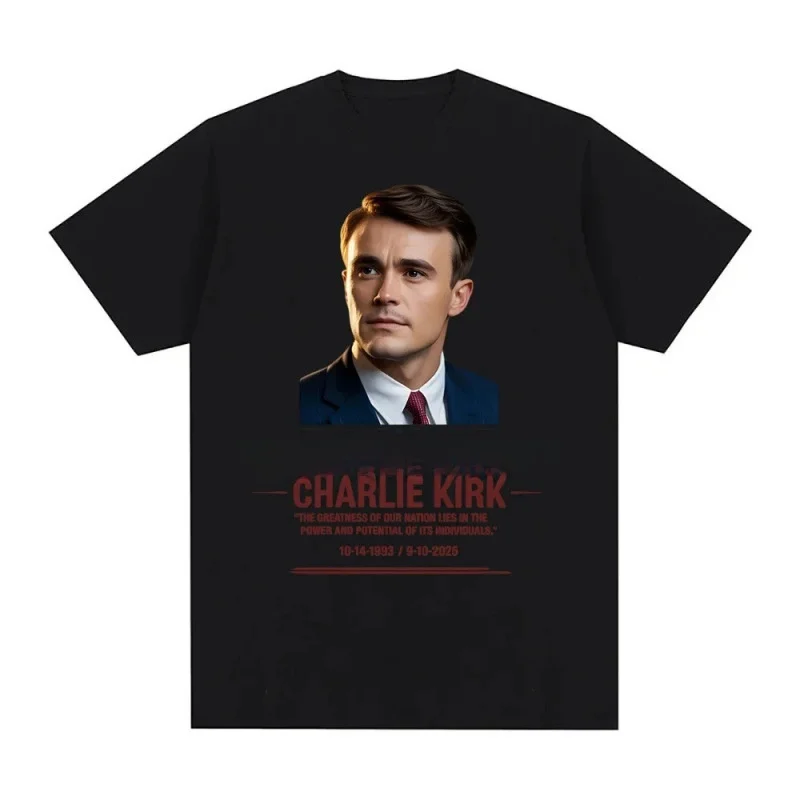 Футболка America Freedom Charlie Kirk из хлопка, с коротким рукавом, круглым вырезом, повседневная, для защиты от холода
Футболка America Freedom Charlie Kirk из хлопка, с коротким рукавом, круглым вырезом, повседневная, для защиты от холода