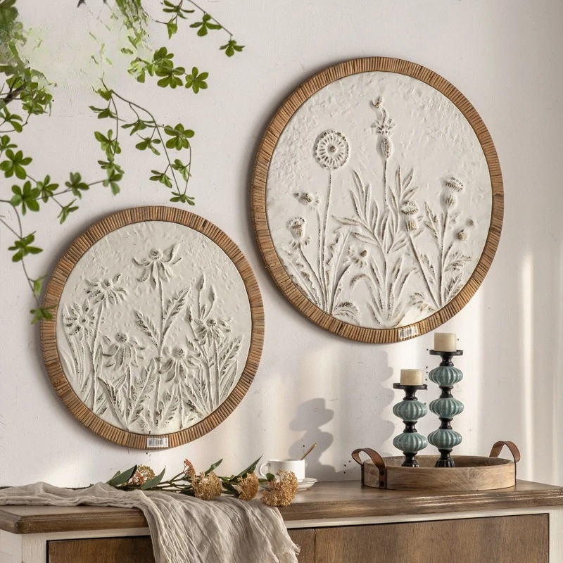 American retro relief wall pendant, homestay hall decorative painting, bedroom bedside mural, entrance pendant
American retro relief wall pendant, homestay hall decorative painting, bedroom bedside mural, entrance pendant