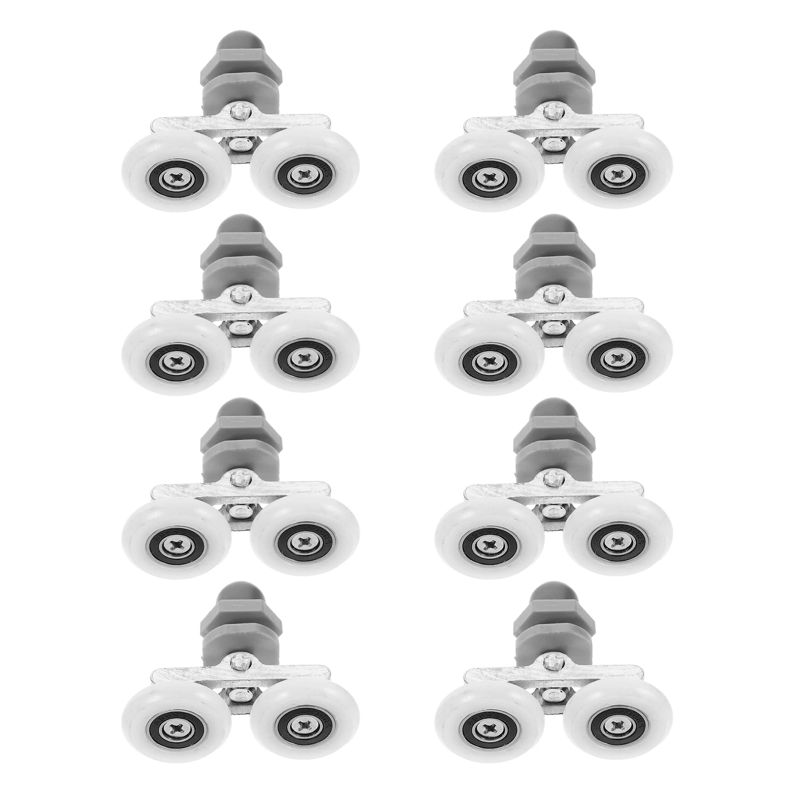 8pcs Sliding Door Rollers Durable Hardware Bathroom Shower Replacement Parts White Shower Door Hardware Arc Dual Wheel
8pcs Sliding Door Rollers Durable Hardware Bathroom Shower Replacement Parts White Shower Door Hardware Arc Dual Wheel