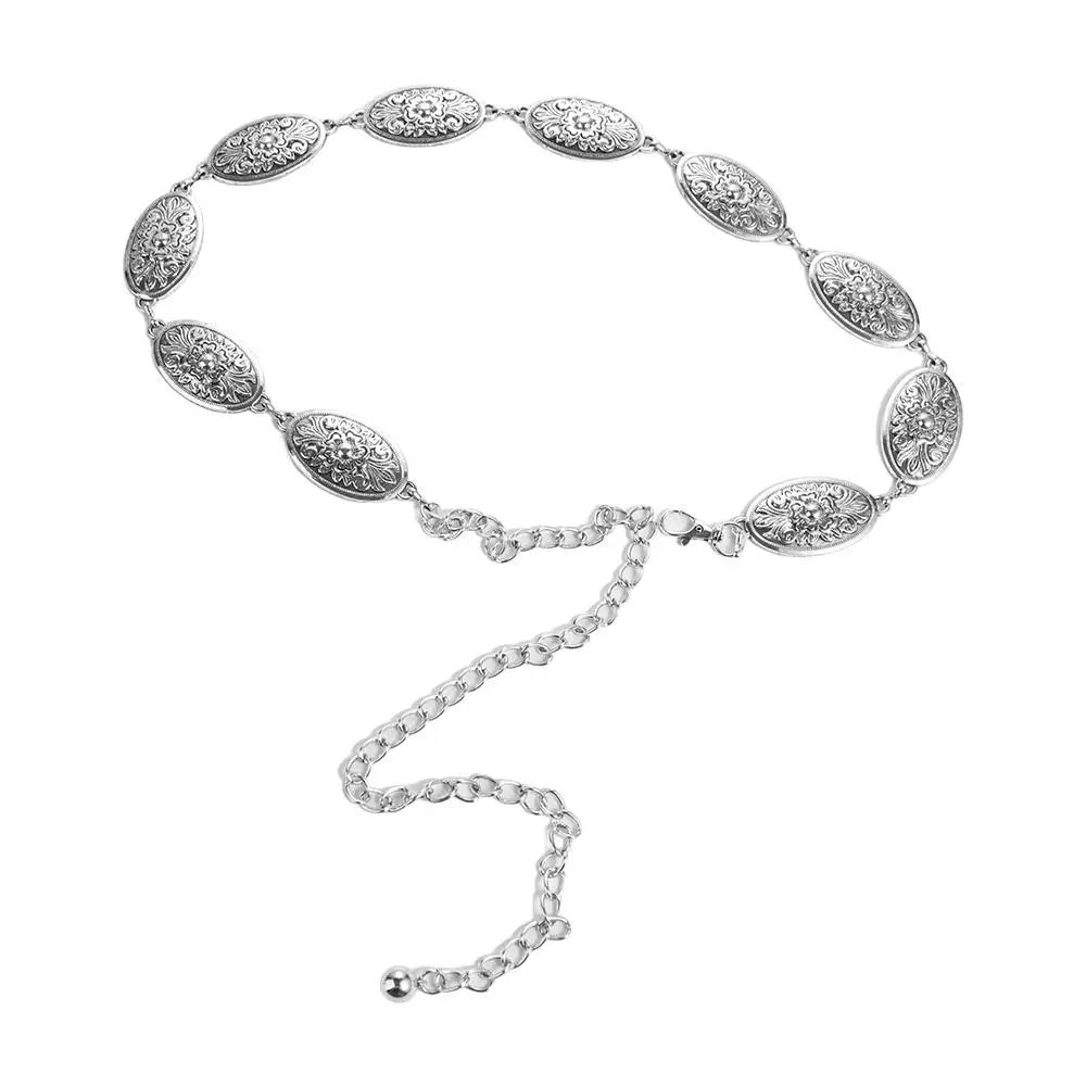 Vintage Body Jewelry Belt Waist Chain Carving Silver Metal Body Chain Bohemian Style Gold Waist Jewelry Women
Vintage Body Jewelry Belt Waist Chain Carving Silver Metal Body Chain Bohemian Style Gold Waist Jewelry Women