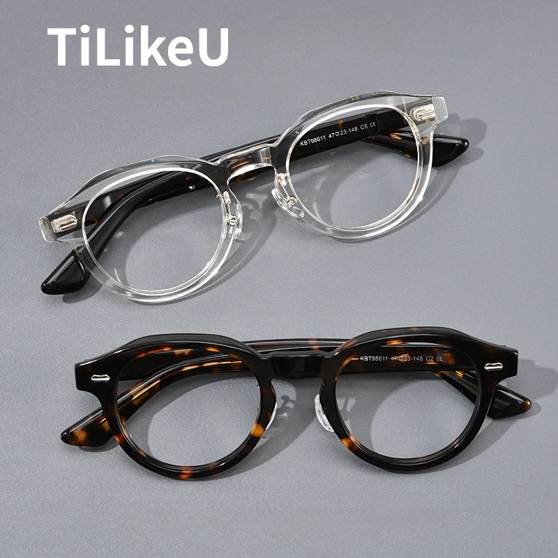 Luxury Handmade Eyewear Frame Original Quality Acetate Oval Men Women Eyeglasses Vintage Round Prescription Myopia Glasses Frame
Luxury Handmade Eyewear Frame Original Quality Acetate Oval Men Women Eyeglasses Vintage Round Prescription Myopia Glasses Frame