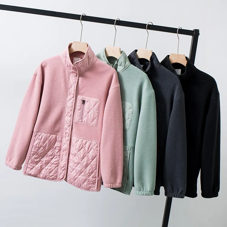 Female Fleece Plush Jacket Autumn Faux Fur Female Cold Coat Patchwork Diamond Stitching Warm Clothes for Girls Office Lady
Female Fleece Plush Jacket Autumn Faux Fur Female Cold Coat Patchwork Diamond Stitching Warm Clothes for Girls Office Lady