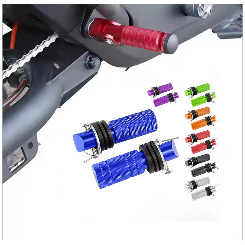 Motorcycle Foot Pegs Universal Knurled Aluminum Alloy Replacement Set for Yamaha Honda Kawasaki Suzuki Anti-Slip Durable
Motorcycle Foot Pegs Universal Knurled Aluminum Alloy Replacement Set for Yamaha Honda Kawasaki Suzuki Anti-Slip Durable
