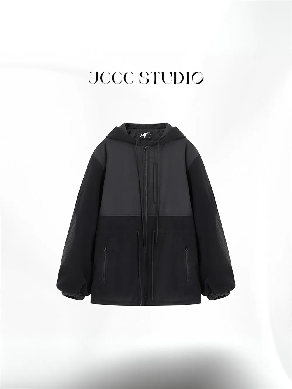 JCCC Shadow Ready-to-Wear Black Drawstring Waist Hooded Casual Mid-Length Cotton Jacket Outerwear Women's Fashion Winter Coat
JCCC Shadow Ready-to-Wear Black Drawstring Waist Hooded Casual Mid-Length Cotton Jacket Outerwear Women's Fashion Winter Coat
