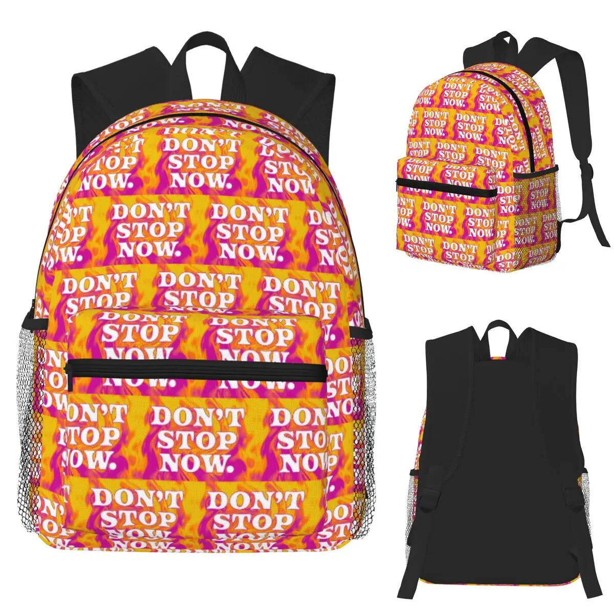 Don't Stop Now Fuchsia Orange Ochre Wave Backpack School Bag Hiking Travel Daypack for Men Women Fashion Bookbag Shoulder Bags
Don't Stop Now Fuchsia Orange Ochre Wave Backpack School Bag Hiking Travel Daypack for Men Women Fashion Bookbag Shoulder Bags