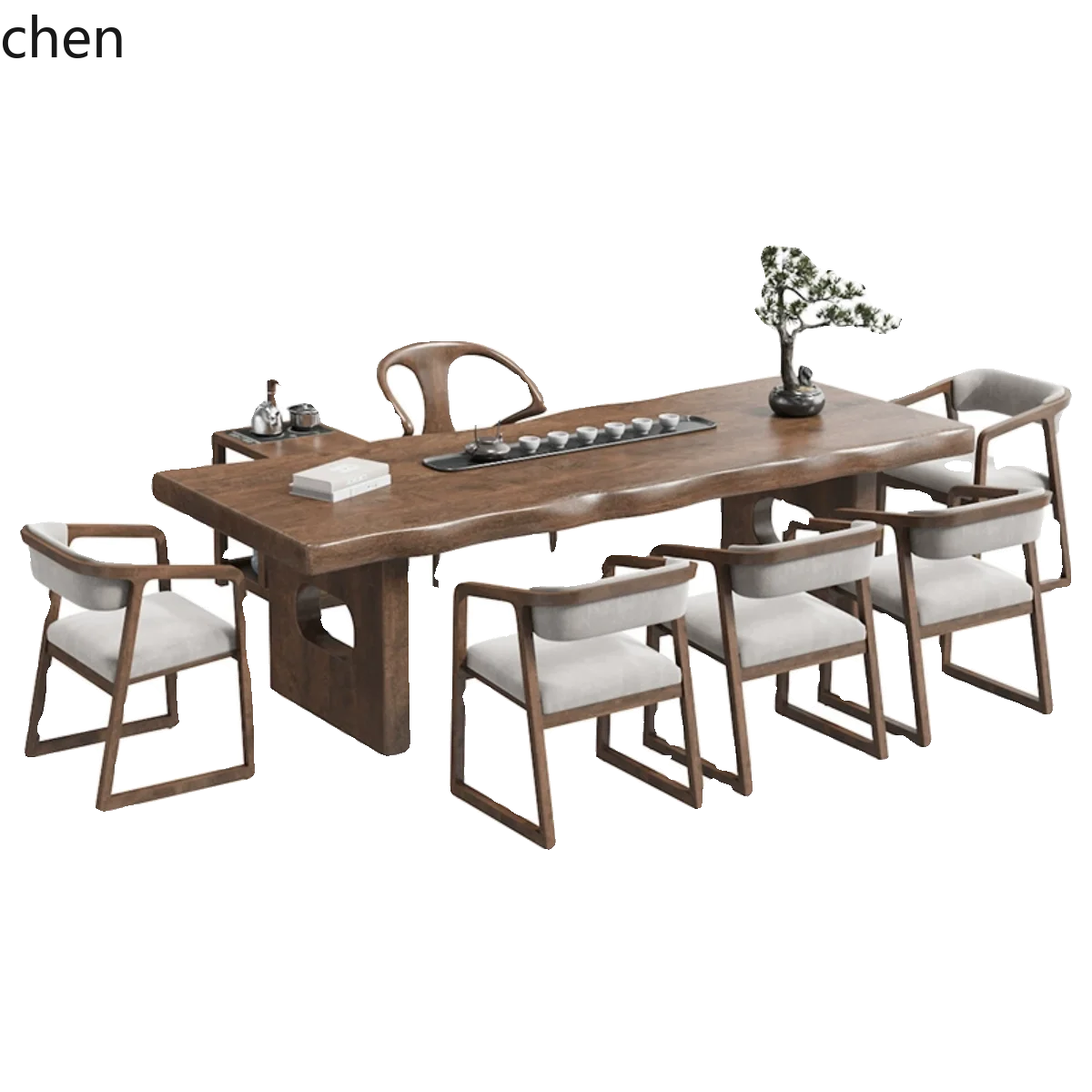 HTT large board tea table and chair combination new Chinese-style household Kung Fu tea table set integrated office
HTT large board tea table and chair combination new Chinese-style household Kung Fu tea table set integrated office