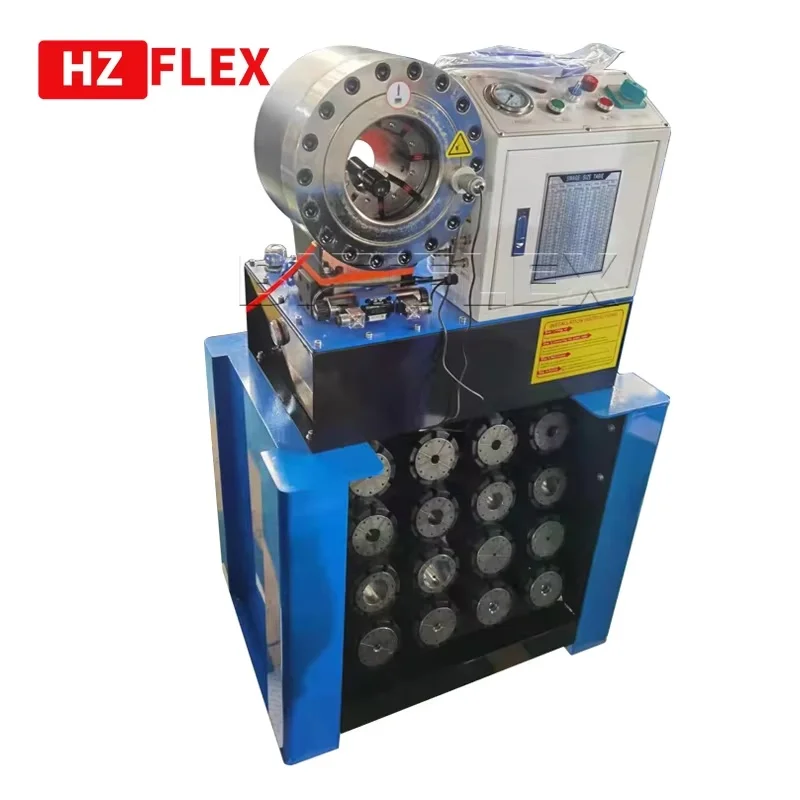 BNTP69 Hose Crimping Machine with 12 Sets of Dies Base Dies Rack for Efficient Rubber Product Making Machinery
BNTP69 Hose Crimping Machine with 12 Sets of Dies Base Dies Rack for Efficient Rubber Product Making Machinery