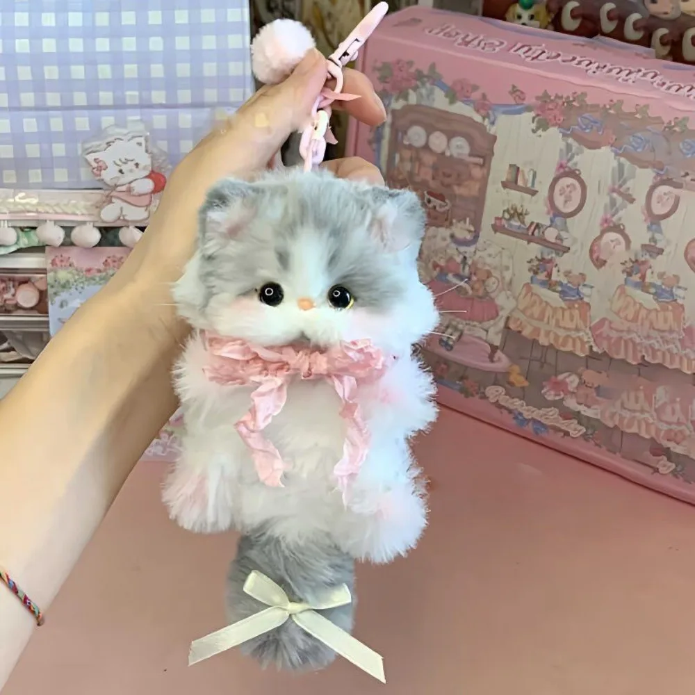Cute Handmade Twisty Stick Little Cat Pendant Plush Gifts DIY Material Package Keychain Twist Bar Kitten Doll Toy Unfinished 
Cute Handmade Twisty Stick Little Cat Pendant Plush Gifts DIY Material Package Keychain Twist Bar Kitten Doll Toy Unfinished