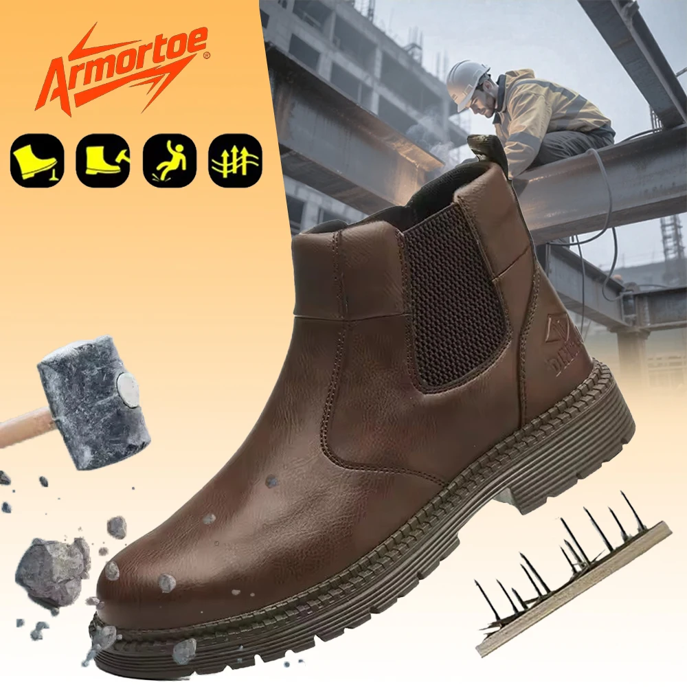 ArmorToe Steel Head Anti-smash Anti-stabbing Safety Shoes Refractory Flower Wear-resistant Four Seasons Model #Armor2530
ArmorToe Steel Head Anti-smash Anti-stabbing Safety Shoes Refractory Flower Wear-resistant Four Seasons Model #Armor2530