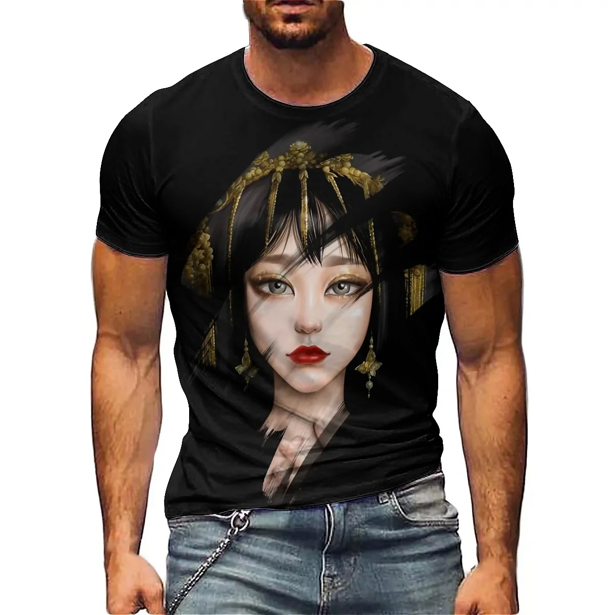 Street-chic Men's 3D Print Short-sleeved T-shirts, Soft and Comfortable, Perfect for Men and Women's Holiday Gifts
Street-chic Men's 3D Print Short-sleeved T-shirts, Soft and Comfortable, Perfect for Men and Women's Holiday Gifts