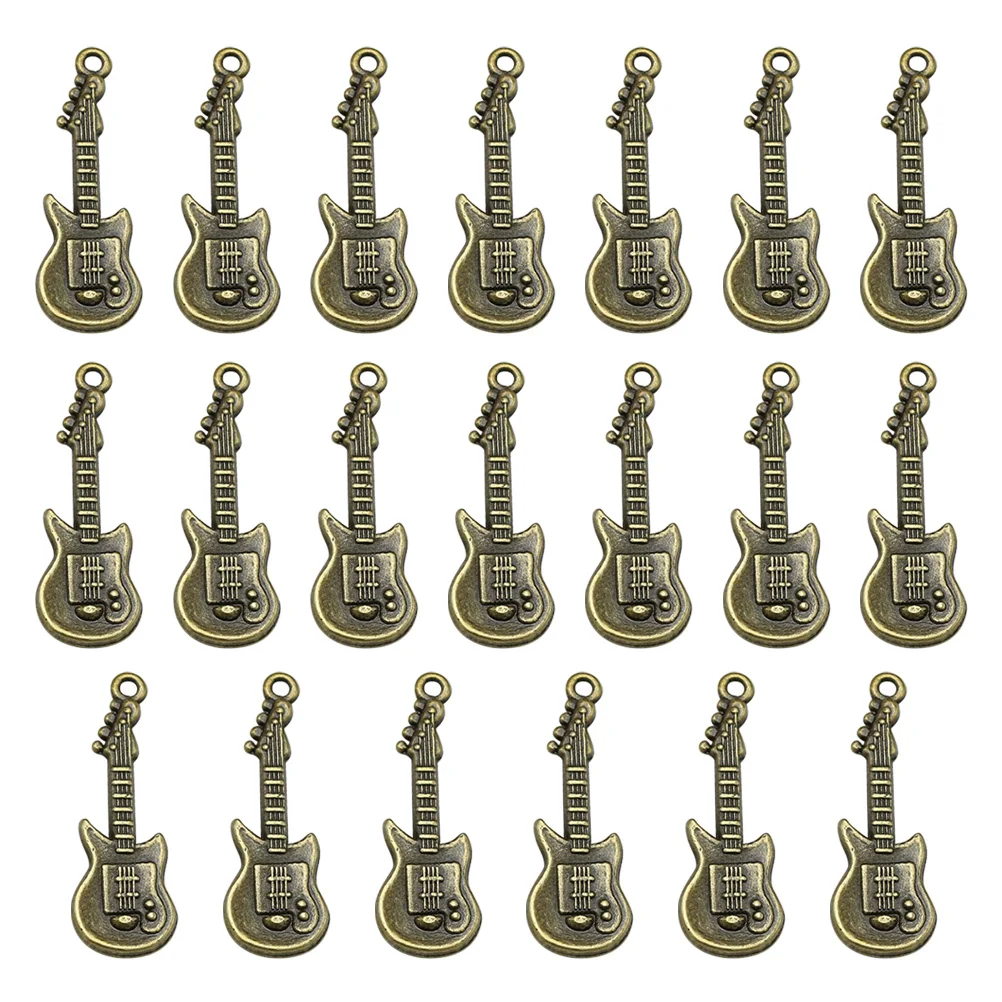 20 Pcs Guitar Necklace Pendant Alloy Charm DIY Music Jewelry Making Pendants Accessories Simple Stylish Design Durable
20 Pcs Guitar Necklace Pendant Alloy Charm DIY Music Jewelry Making Pendants Accessories Simple Stylish Design Durable