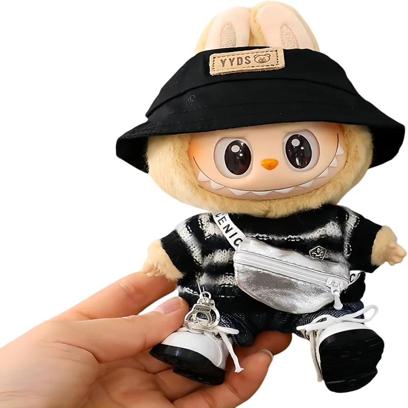 Doll Clothes Compatible with 15cm & 17cm Labubu, Fashion Doll Dress Casual Wear Outfit Set 5 Pieces Suitable for La bubu Accesso
Doll Clothes Compatible with 15cm & 17cm Labubu, Fashion Doll Dress Casual Wear Outfit Set 5 Pieces Suitable for La bubu Accesso