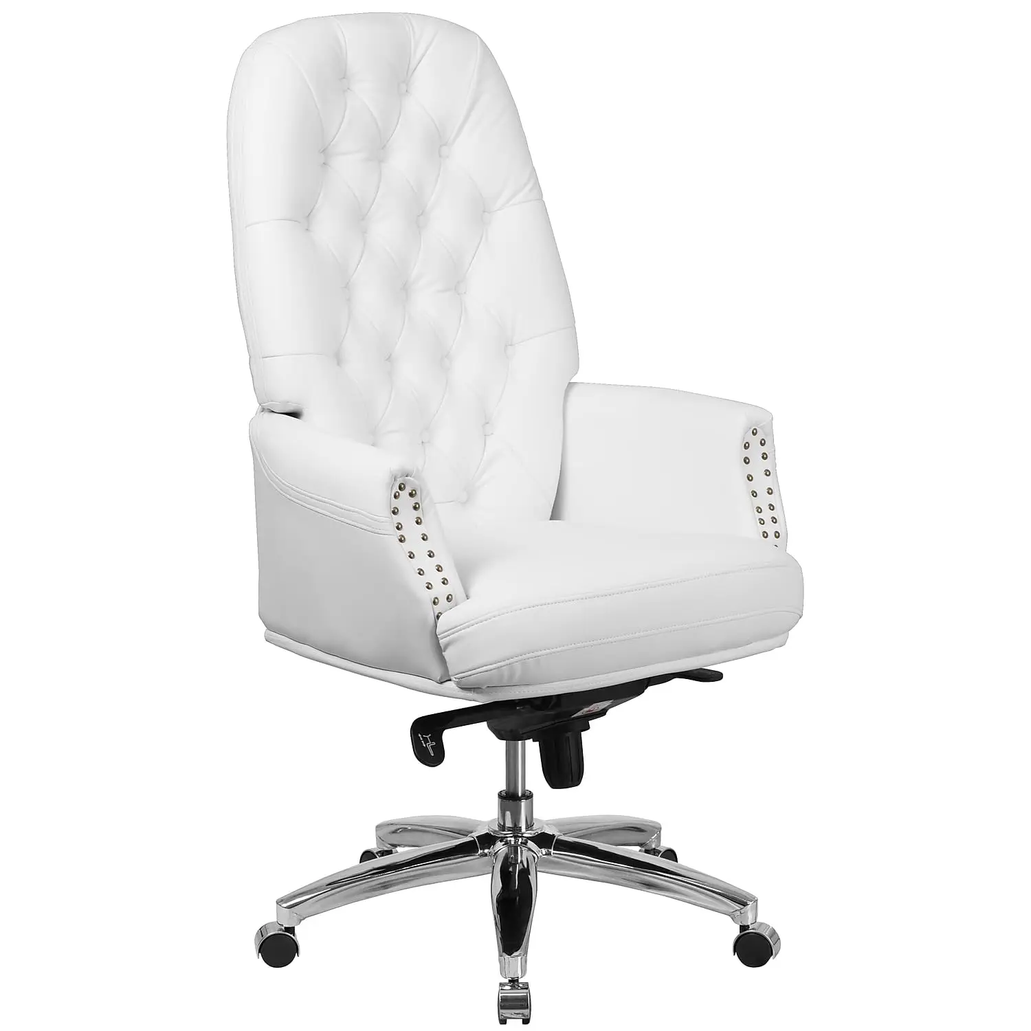 Hansel High Back Traditional Tufted White LeatherSoft Multifunction Executive Swivel Ergonomic Office Chair with, Customized
Hansel High Back Traditional Tufted White LeatherSoft Multifunction Executive Swivel Ergonomic Office Chair with, Customized