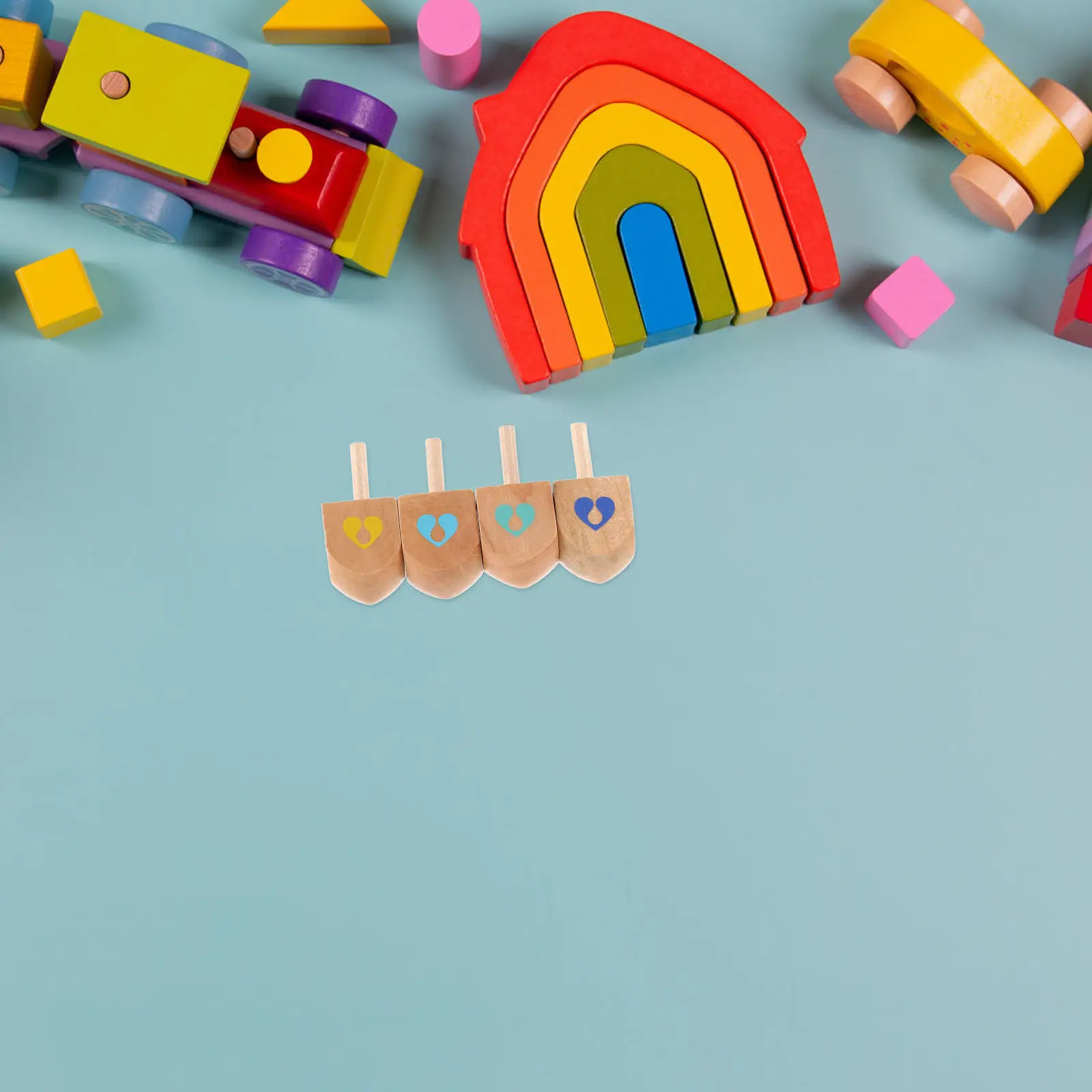 4Pcs Wooden Dreidel Spinning Tops Smooth Natural Wood Educational Activity Hanukkah Family School Entertainment
4Pcs Wooden Dreidel Spinning Tops Smooth Natural Wood Educational Activity Hanukkah Family School Entertainment