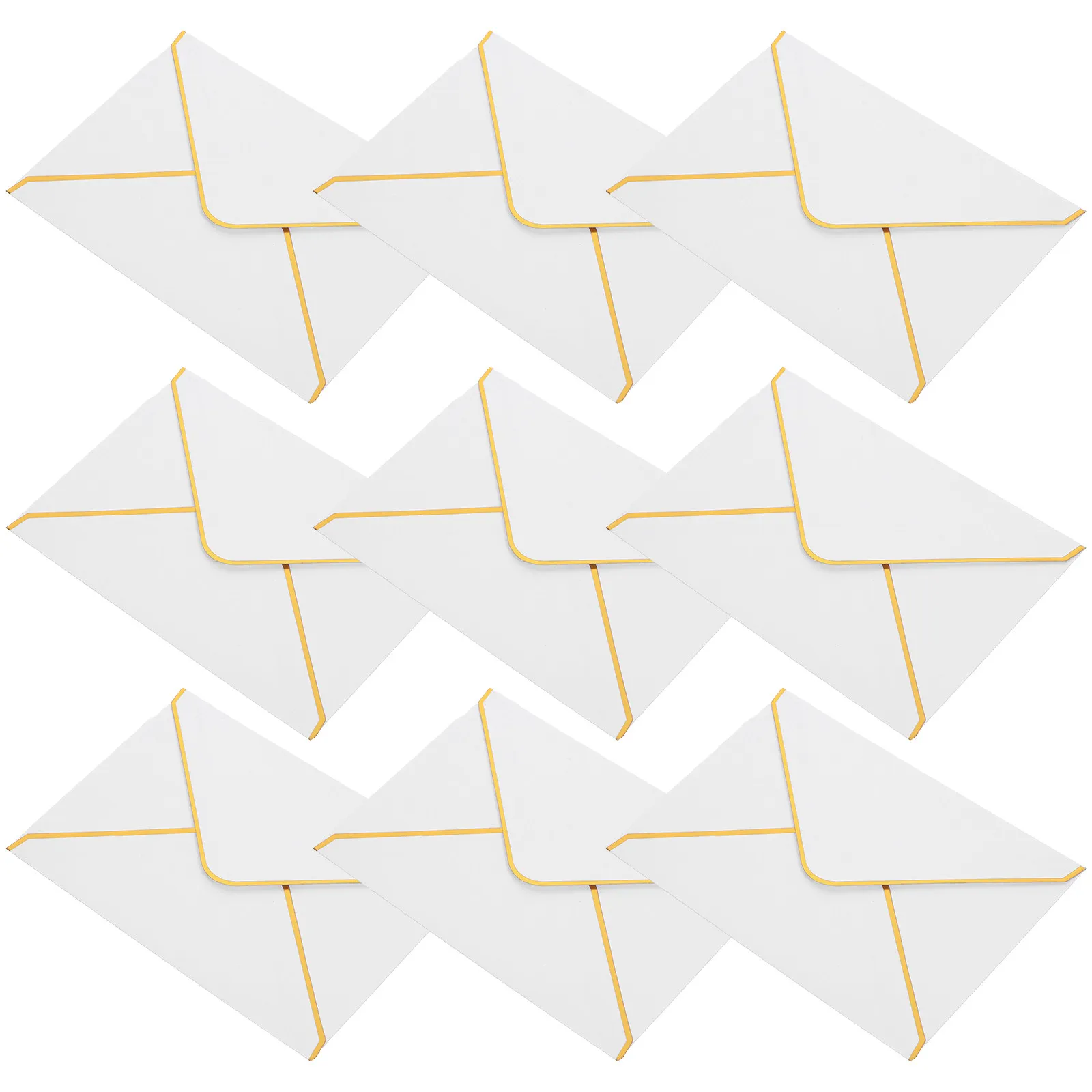50Pcs Decorative Gold Foil Border Envelopes Lightweight Strong Card Envelopes for Greeting Cards Thank You Notes Wedding Party
50Pcs Decorative Gold Foil Border Envelopes Lightweight Strong Card Envelopes for Greeting Cards Thank You Notes Wedding Party