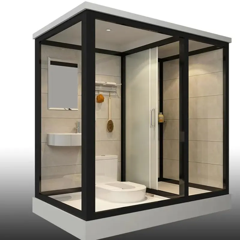 The overall shower room is separated from wet and dry, and the overall bathroom is squatting pit
The overall shower room is separated from wet and dry, and the overall bathroom is squatting pit