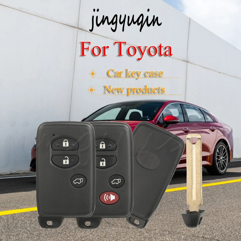 Jingyuqin новый продукт модифицированный чехол для ключей для Toyota 3/4 кнопки (SUV) черный корпус ключа смарт-карты
Jingyuqin новый продукт модифицированный чехол для ключей для Toyota 3/4 кнопки (SUV) черный корпус ключа смарт-карты