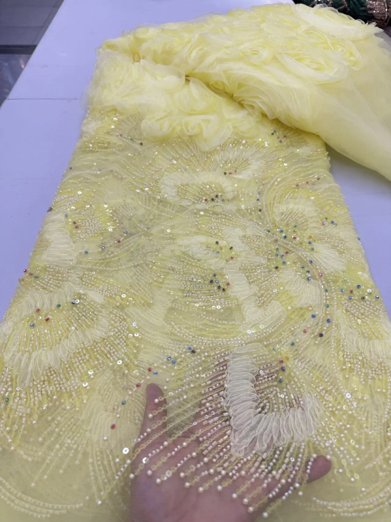 2026 африканское нигерийское высококачественное тюлевое кружевное платье с блестками и вышивкой, французский гипюр, свадебное платье, расшитое бисером, 5 ярдов
2026 африканское нигерийское высококачественное тюлевое кружевное платье с блестками и вышивкой, французский гипюр, свадебное платье, расшитое бисером, 5 ярдов