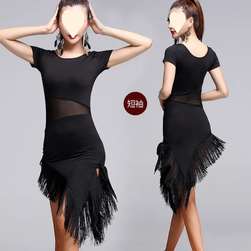 Новое платье для латинских танцев для взрослых, сетчатое платье с кисточками и коротким рукавом, средним рукавом
Новое платье для латинских танцев для взрослых, сетчатое платье с кисточками и коротким рукавом, средним рукавом