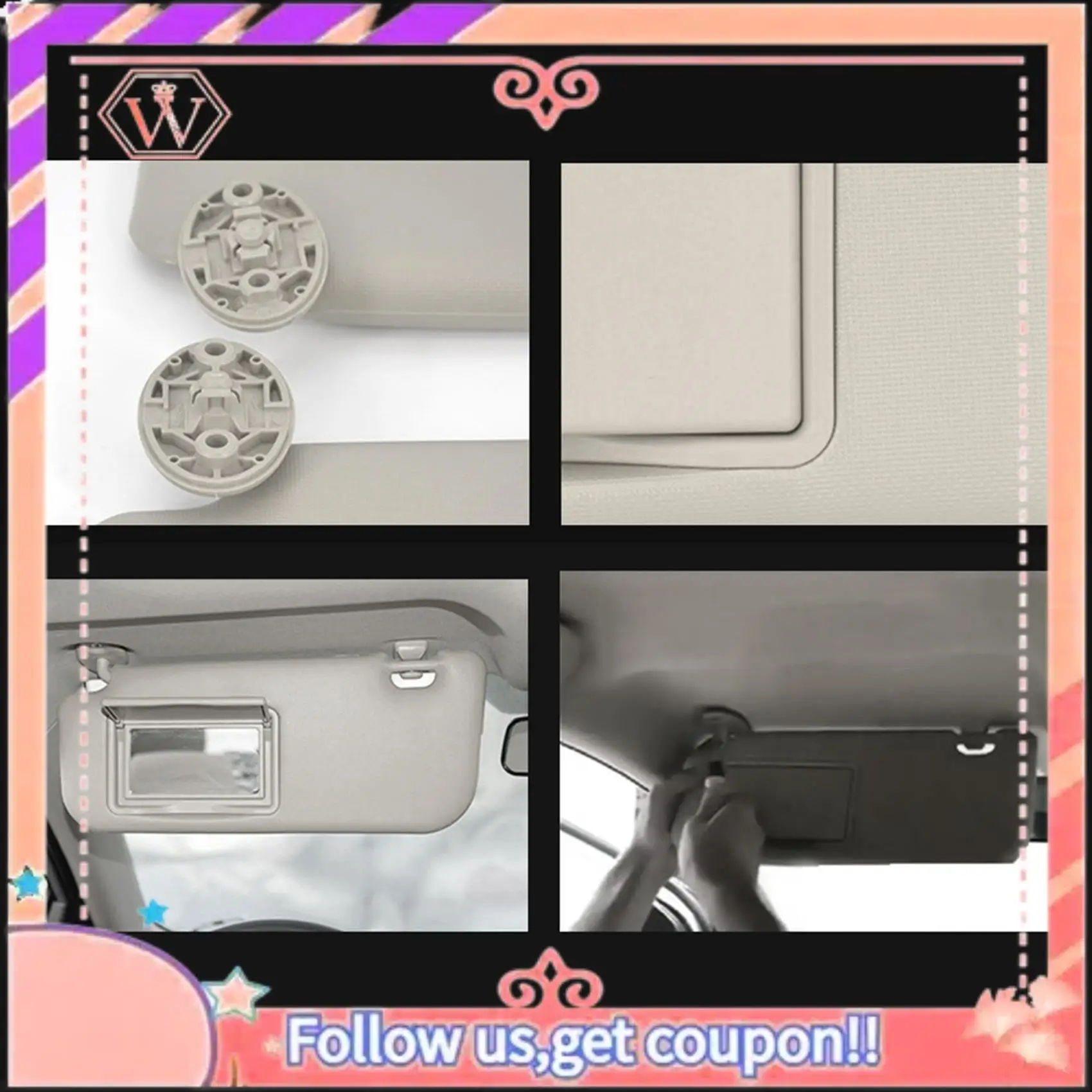 A88U-Car Sun Visor Makeup Mirror For Toyota Corolla Levin 2014-2019 Windscreen Sun Visor Auto Accessories Gray
A88U-Car Sun Visor Makeup Mirror For Toyota Corolla Levin 2014-2019 Windscreen Sun Visor Auto Accessories Gray