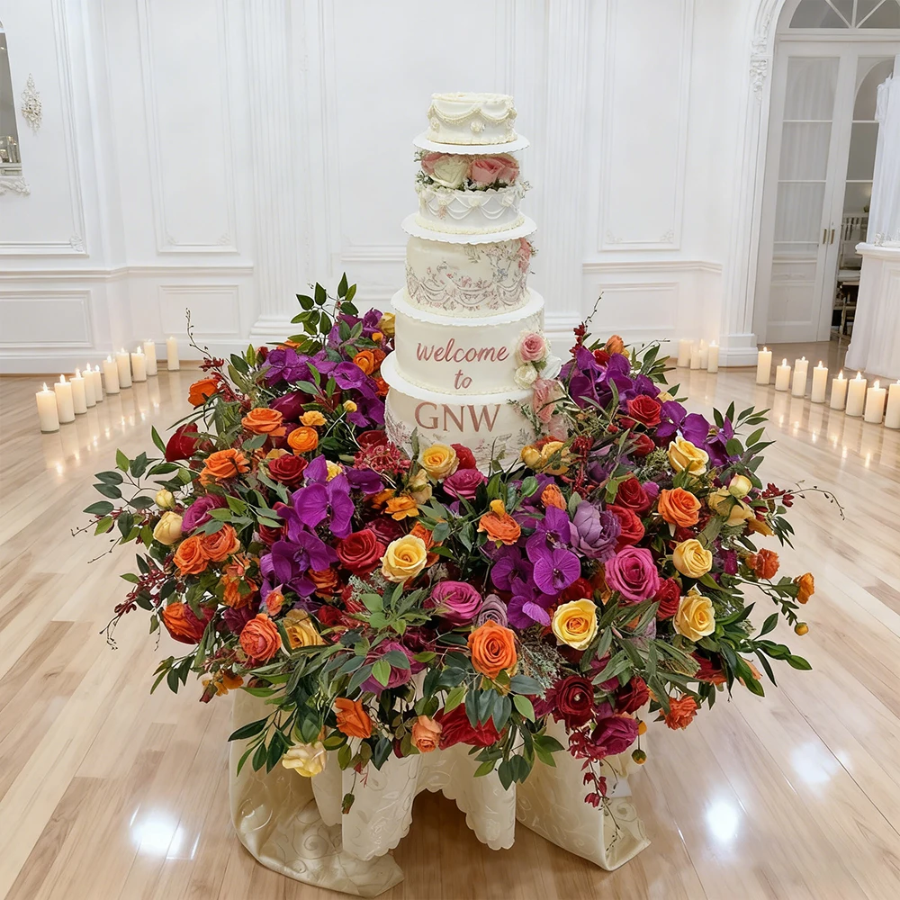 Luxury Artificial Flower Cake Floral Decoration For Wedding Custom Colors Available High End Realistic Look
Luxury Artificial Flower Cake Floral Decoration For Wedding Custom Colors Available High End Realistic Look