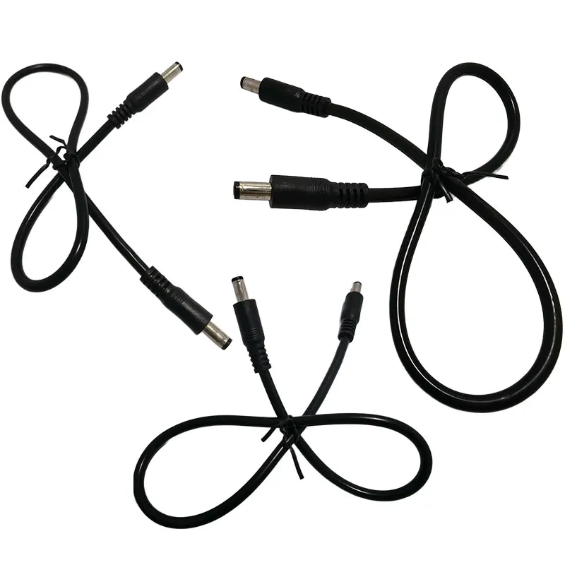 1Pcs DC Power Plug Cable Wire 5.5 x 2.1mm Male to 5.5 x 2.1mm Male Connector Extension Cord Black Adapter
1Pcs DC Power Plug Cable Wire 5.5 x 2.1mm Male to 5.5 x 2.1mm Male Connector Extension Cord Black Adapter
