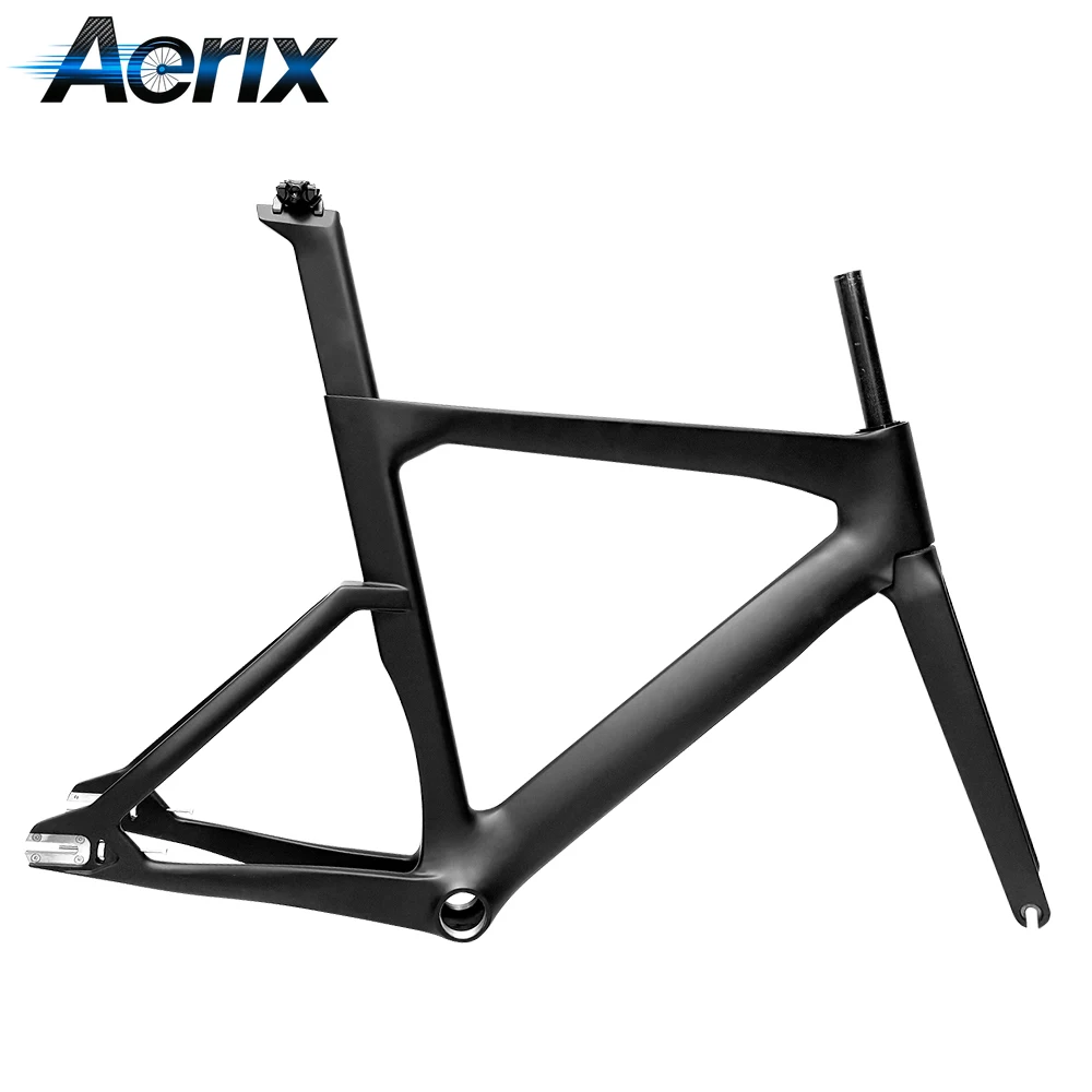 New T1100 Full Carbon Track Bike Frame T47 Bottom Bracket Max Tire 700x32C AERO Road Bicycle Frameset Full Internal Cable
New T1100 Full Carbon Track Bike Frame T47 Bottom Bracket Max Tire 700x32C AERO Road Bicycle Frameset Full Internal Cable
