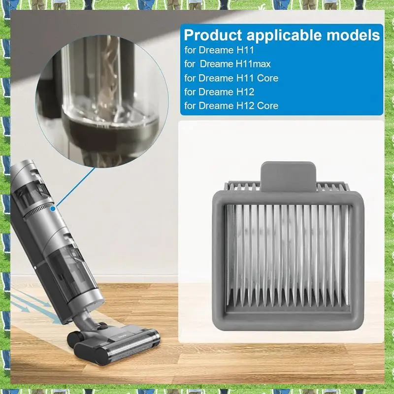 FTS HEPA Filters For Dreame H11 / H11 Max / H12 / H12 Core / H11 Core Wet And Dry Vacuum Cleaners HEPA Filters 
FTS HEPA Filters For Dreame H11 / H11 Max / H12 / H12 Core / H11 Core Wet And Dry Vacuum Cleaners HEPA Filters