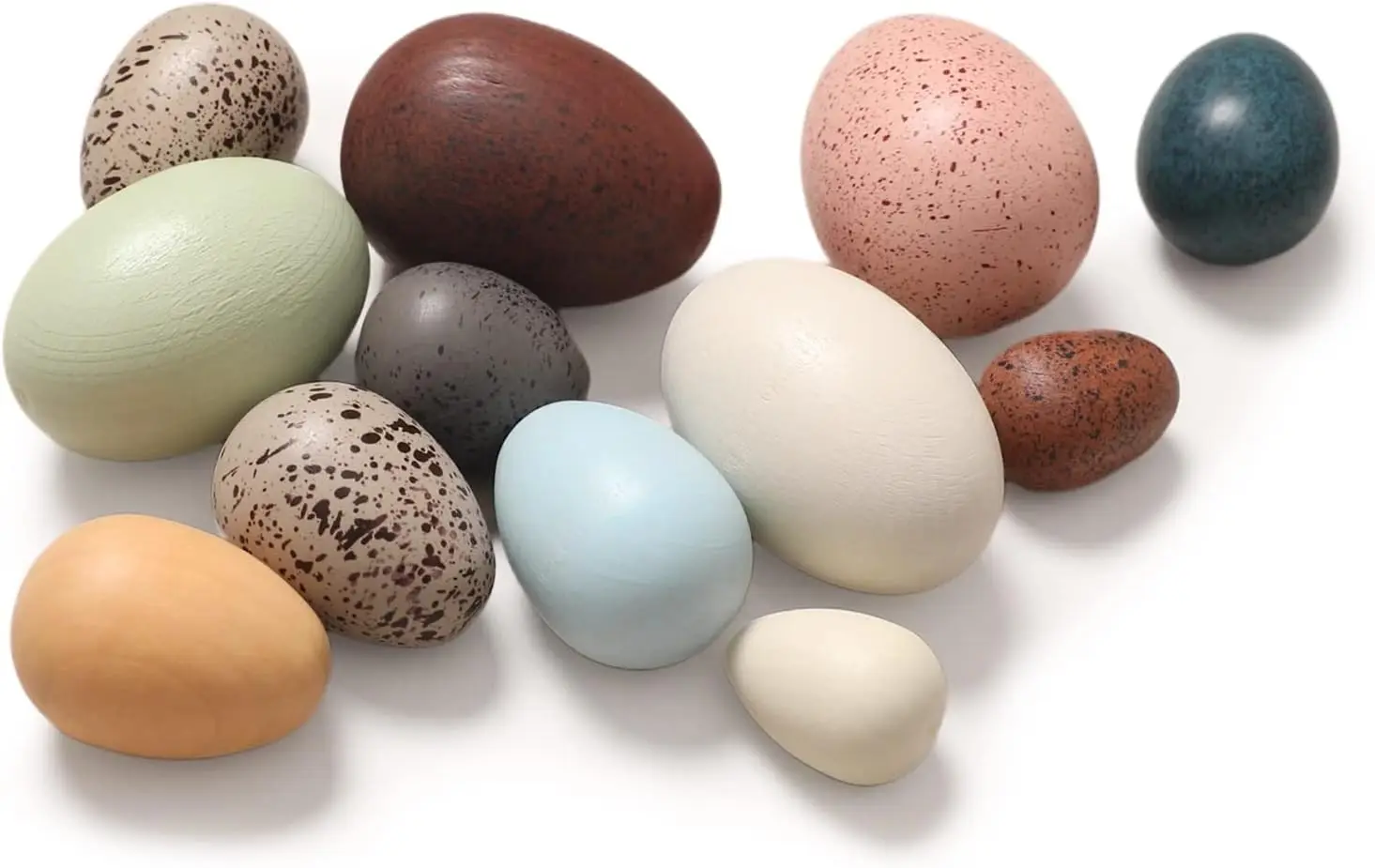 Wooden Easter Eggs Toys for Kids, Faux Easter Speckled Eggs DIY Art for Craft for Home Garden Decors, Cognitive Montessori Toy f
Wooden Easter Eggs Toys for Kids, Faux Easter Speckled Eggs DIY Art for Craft for Home Garden Decors, Cognitive Montessori Toy f