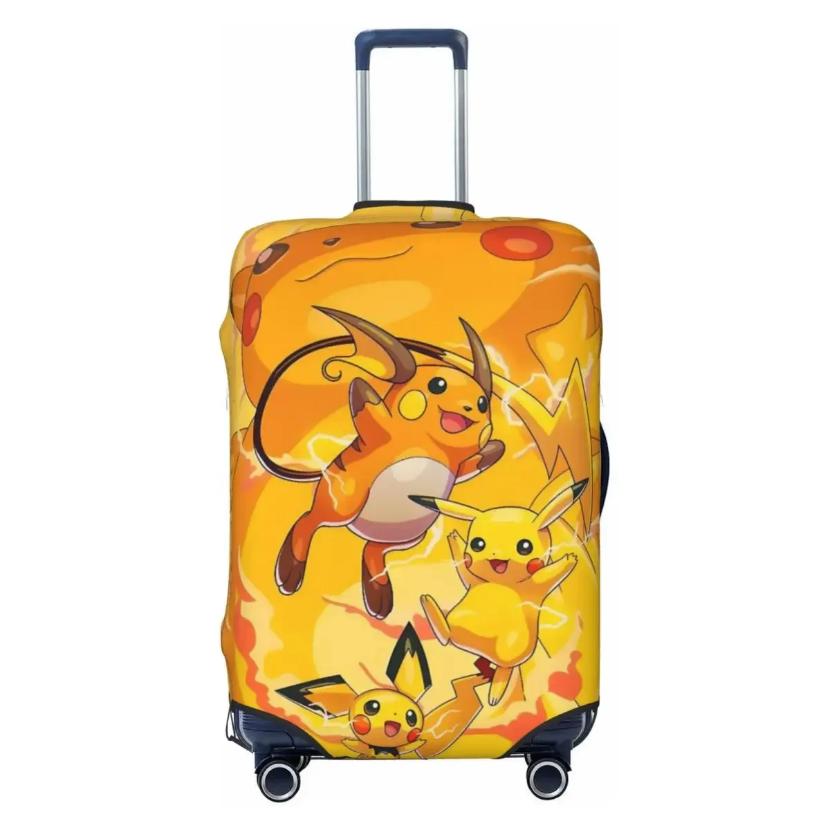 Stretch Washable Luggage Protector P-Pikachizer Pattern18-32 Inch Suitcases Durable Anti-Scratch Dustproof For Air & Road Travel
Stretch Washable Luggage Protector P-Pikachizer Pattern18-32 Inch Suitcases Durable Anti-Scratch Dustproof For Air & Road Travel