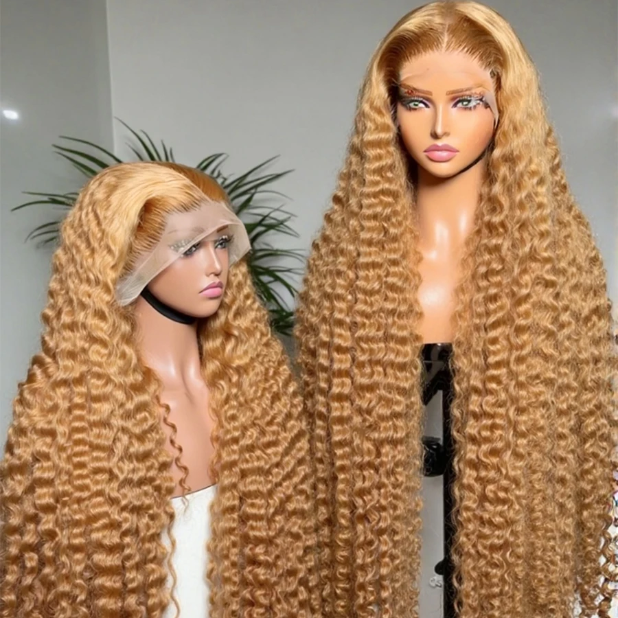 #27 Deep Wave 200 Density Pre Plucked Lace Wig 13x6 HD Lace Frontal Wig Honey Blonde 13x4 HD Lace Frontal Wig Human Hair 100%
#27 Deep Wave 200 Density Pre Plucked Lace Wig 13x6 HD Lace Frontal Wig Honey Blonde 13x4 HD Lace Frontal Wig Human Hair 100%