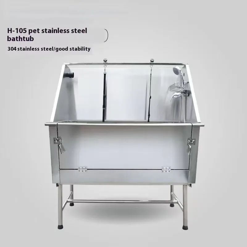 Best Selling Pet Grooming Superior Stainless Steel Bath Tub Anti-rust Dog Grooming Bath Cats Cleaning Tub Pet Bath Tub
Best Selling Pet Grooming Superior Stainless Steel Bath Tub Anti-rust Dog Grooming Bath Cats Cleaning Tub Pet Bath Tub