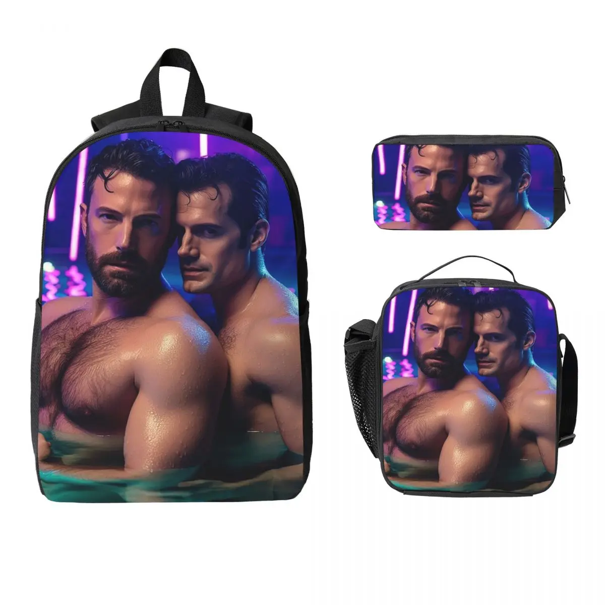 Ben Affleck And Henry Cavill Backpack Boys Girls BookBag School Bag Laptop Shoulder Bags 3ps Insulated Lunch Bag Pencil Case
Ben Affleck And Henry Cavill Backpack Boys Girls BookBag School Bag Laptop Shoulder Bags 3ps Insulated Lunch Bag Pencil Case